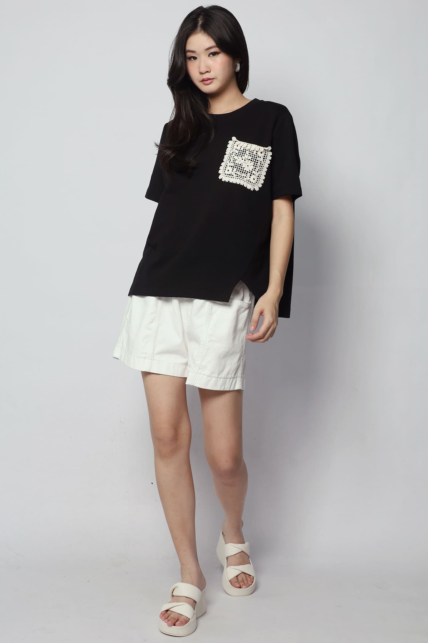 PO - Lili Crochet Pocket Top