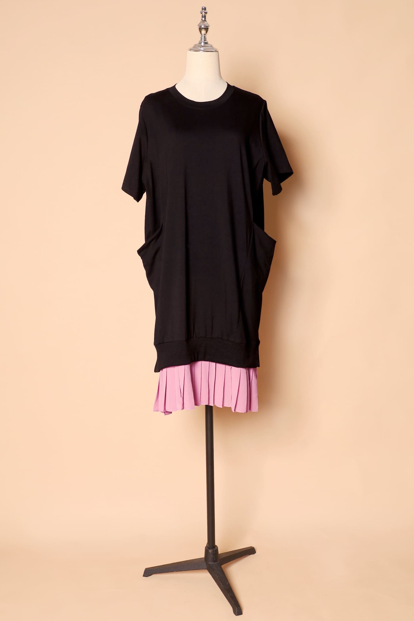 PO - Lizzie Pleated Dress in Pink