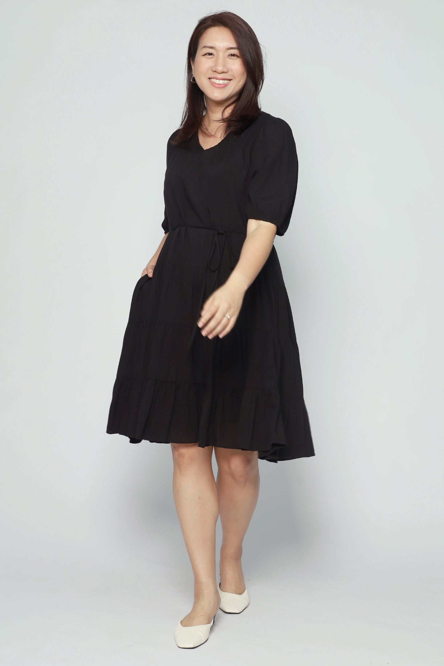 Backorders Melbourne Dress in Black