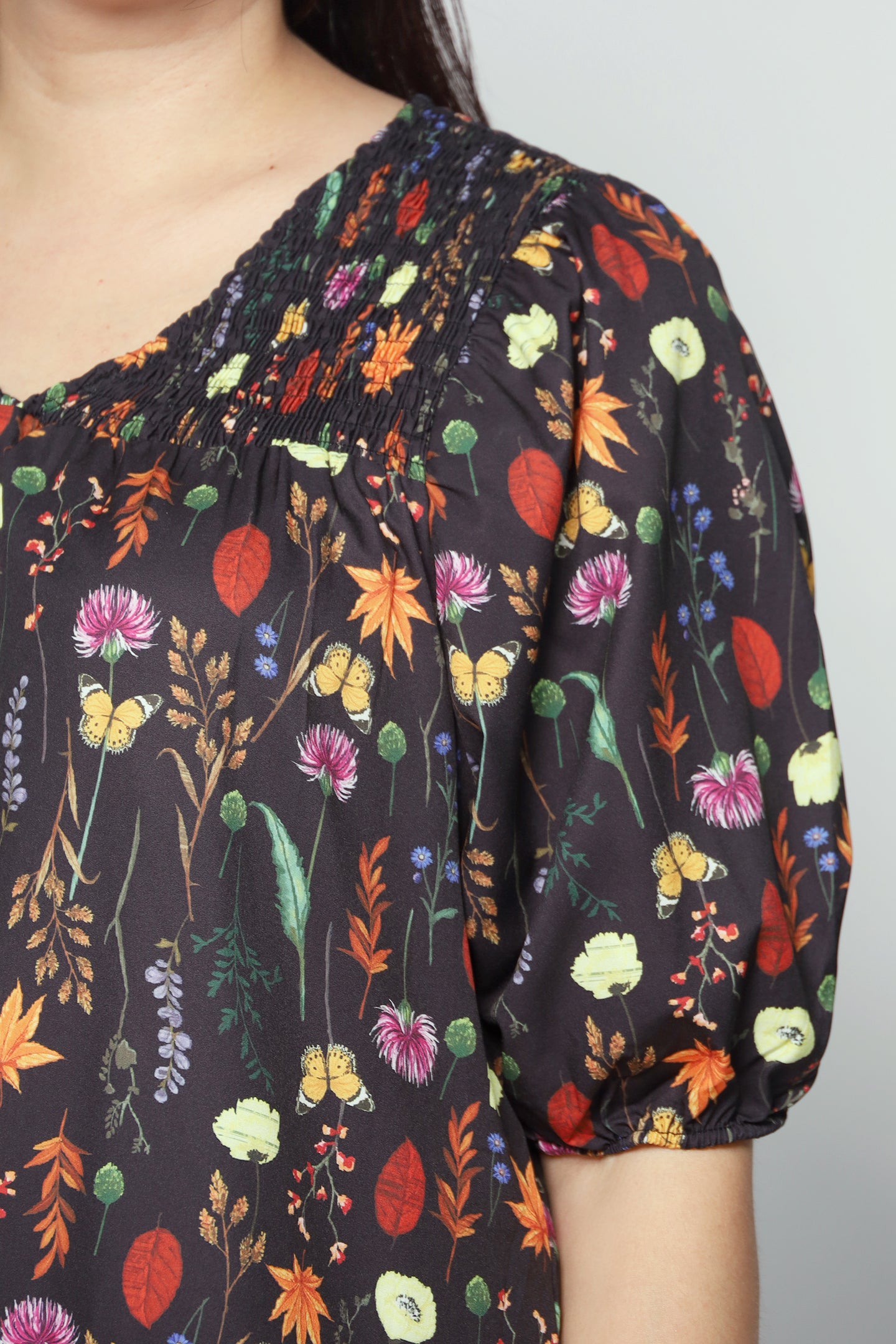 Melbourne Dress in Botanic Muse