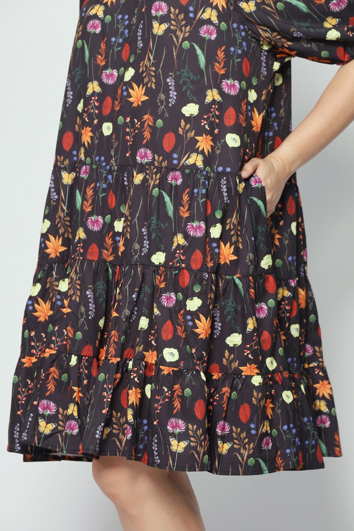 Melbourne Dress in Botanic Muse