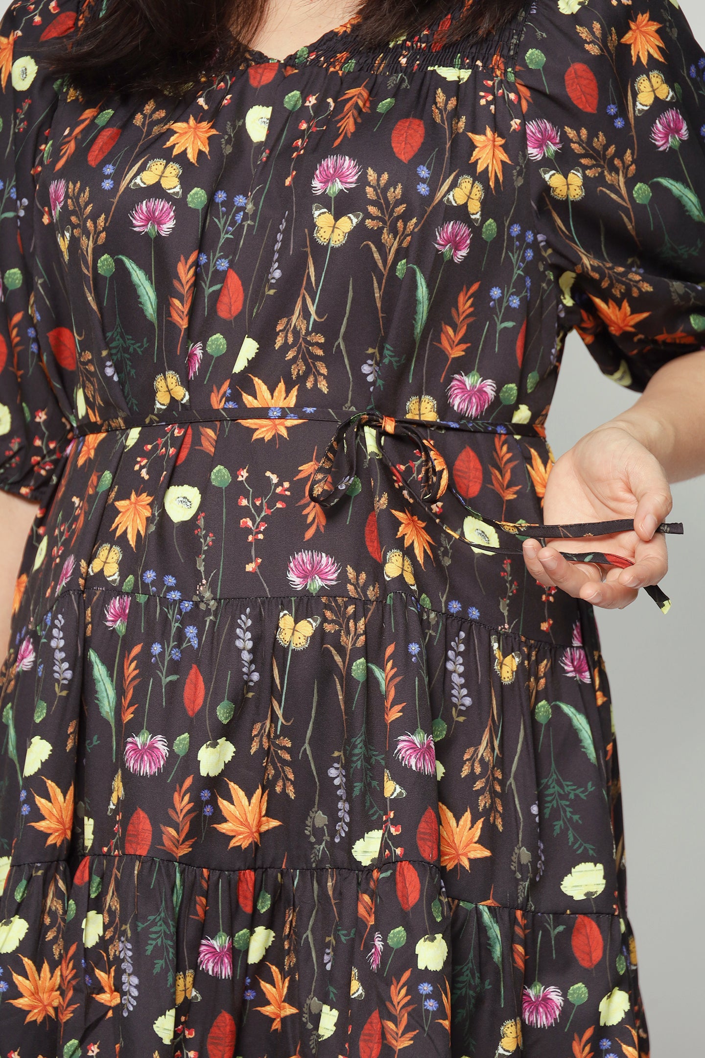 Melbourne Dress in Botanic Muse