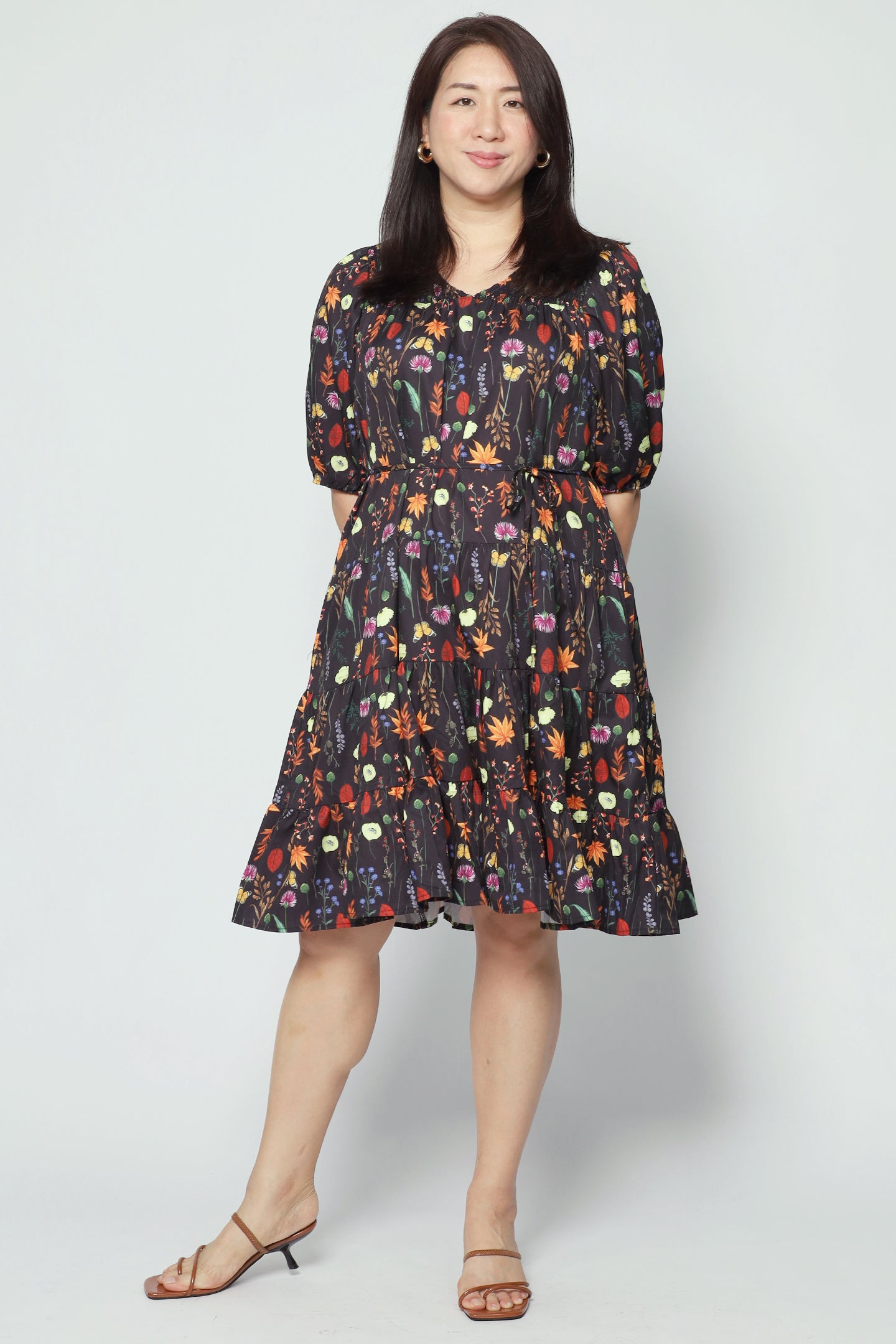 Melbourne Dress in Botanic Muse