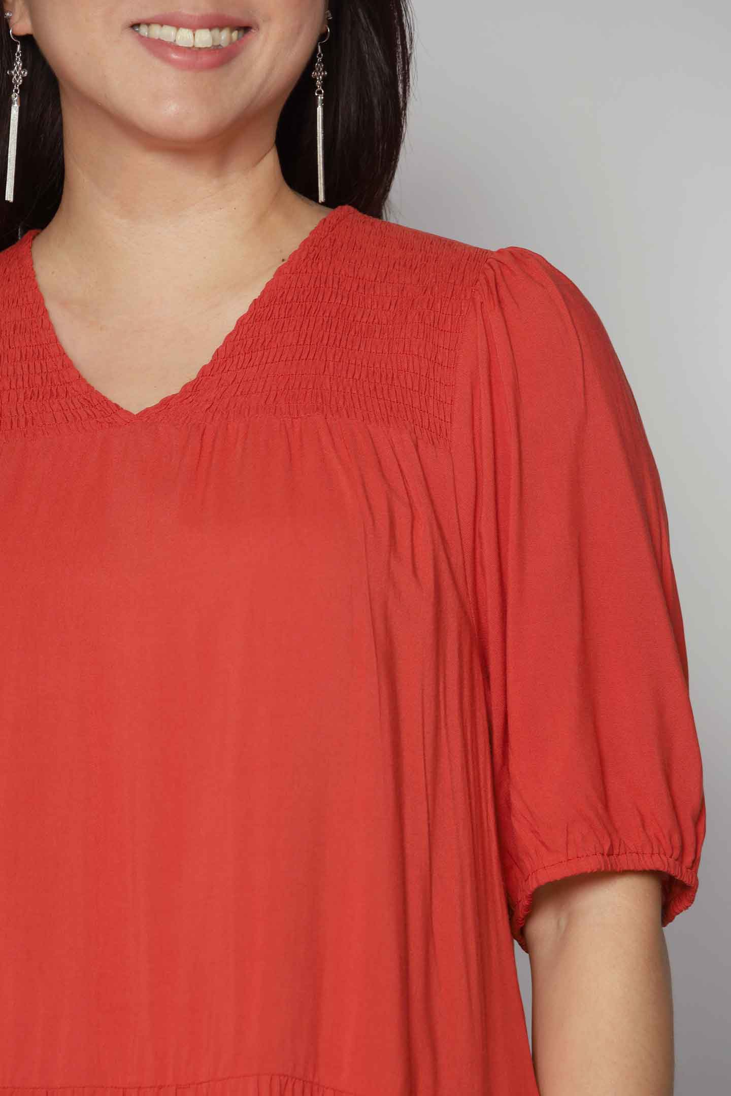 Melbourne Dress in Orange