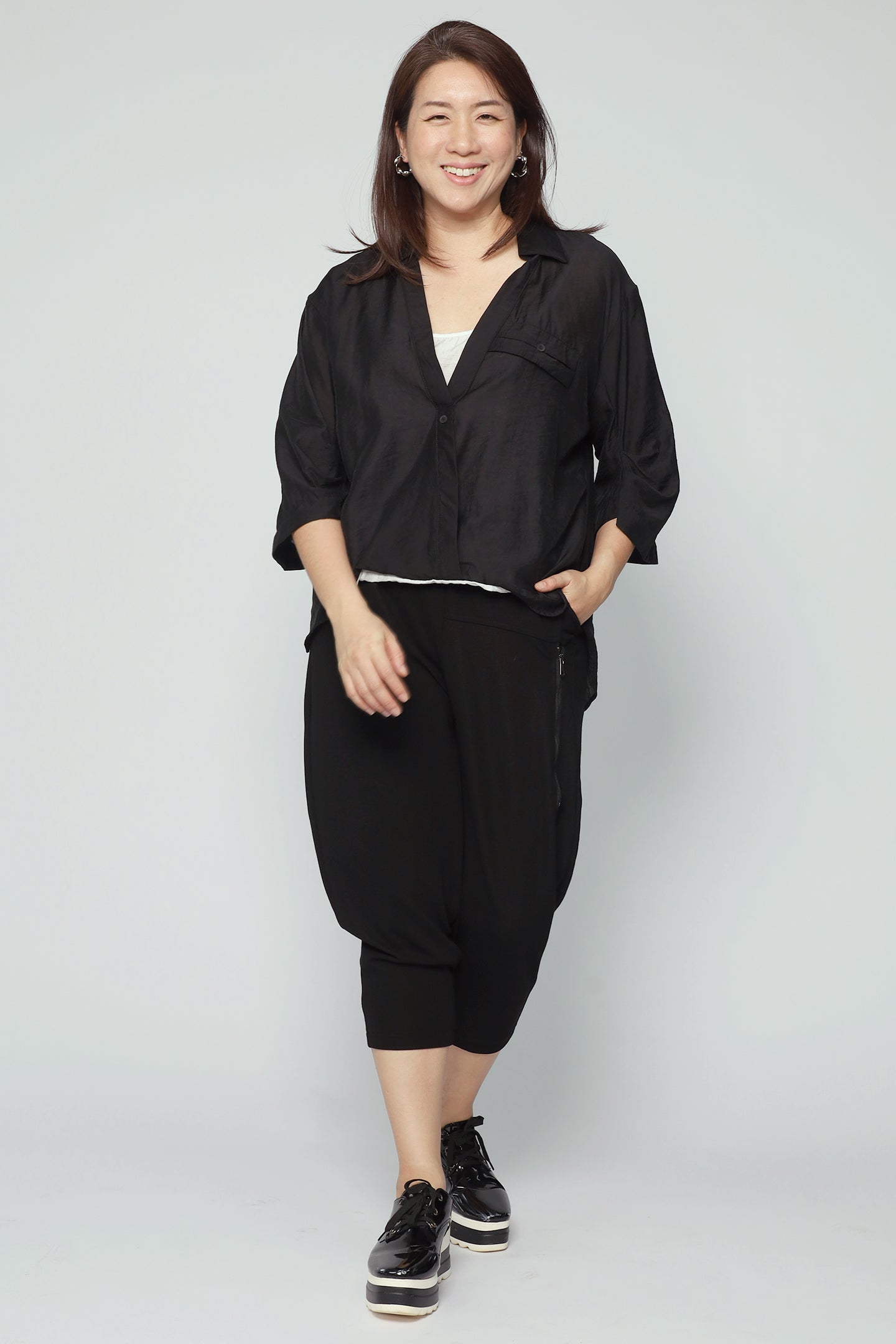 Piao Top in Black