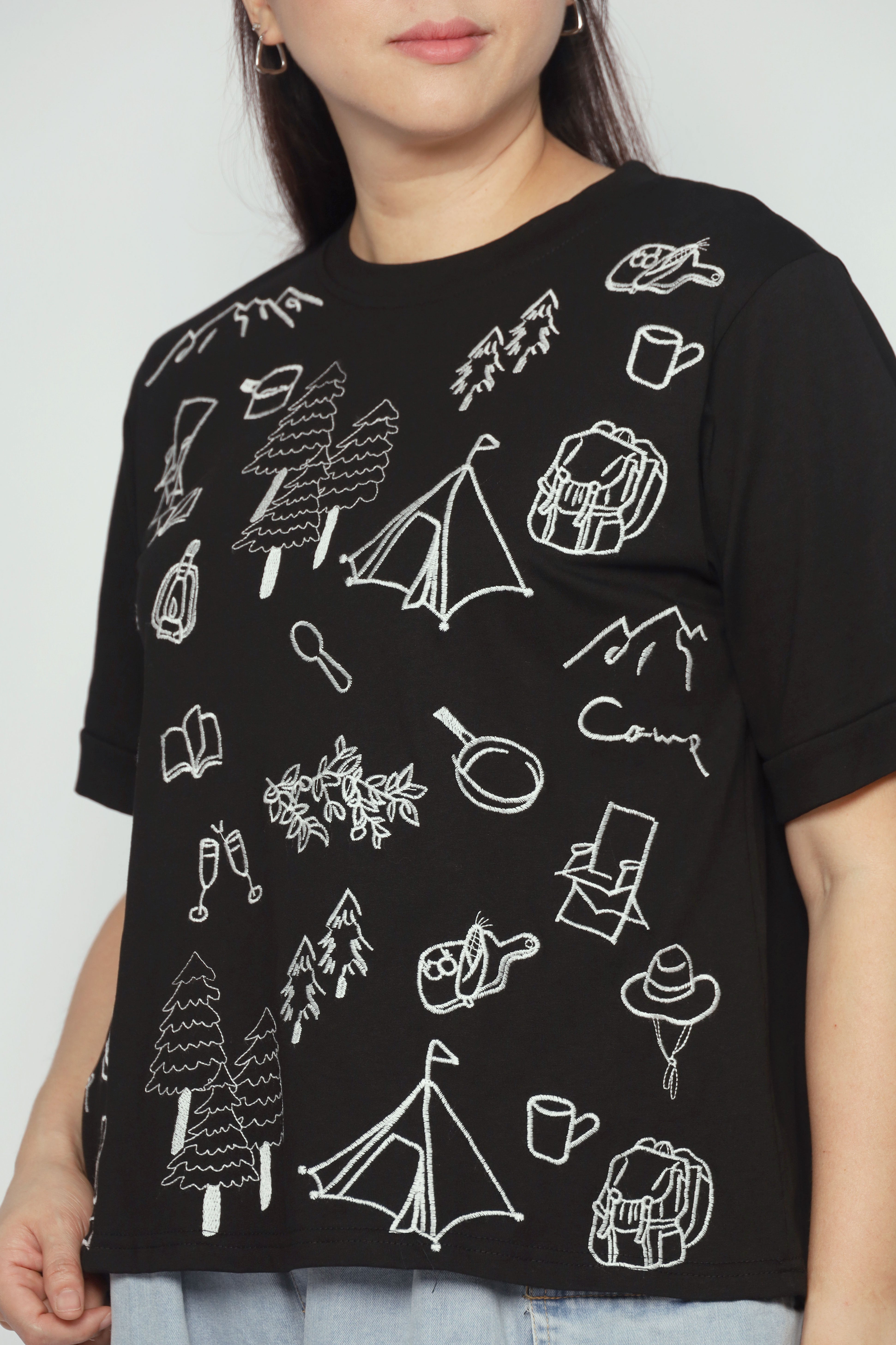 Picnic at the Park Embroidered Top