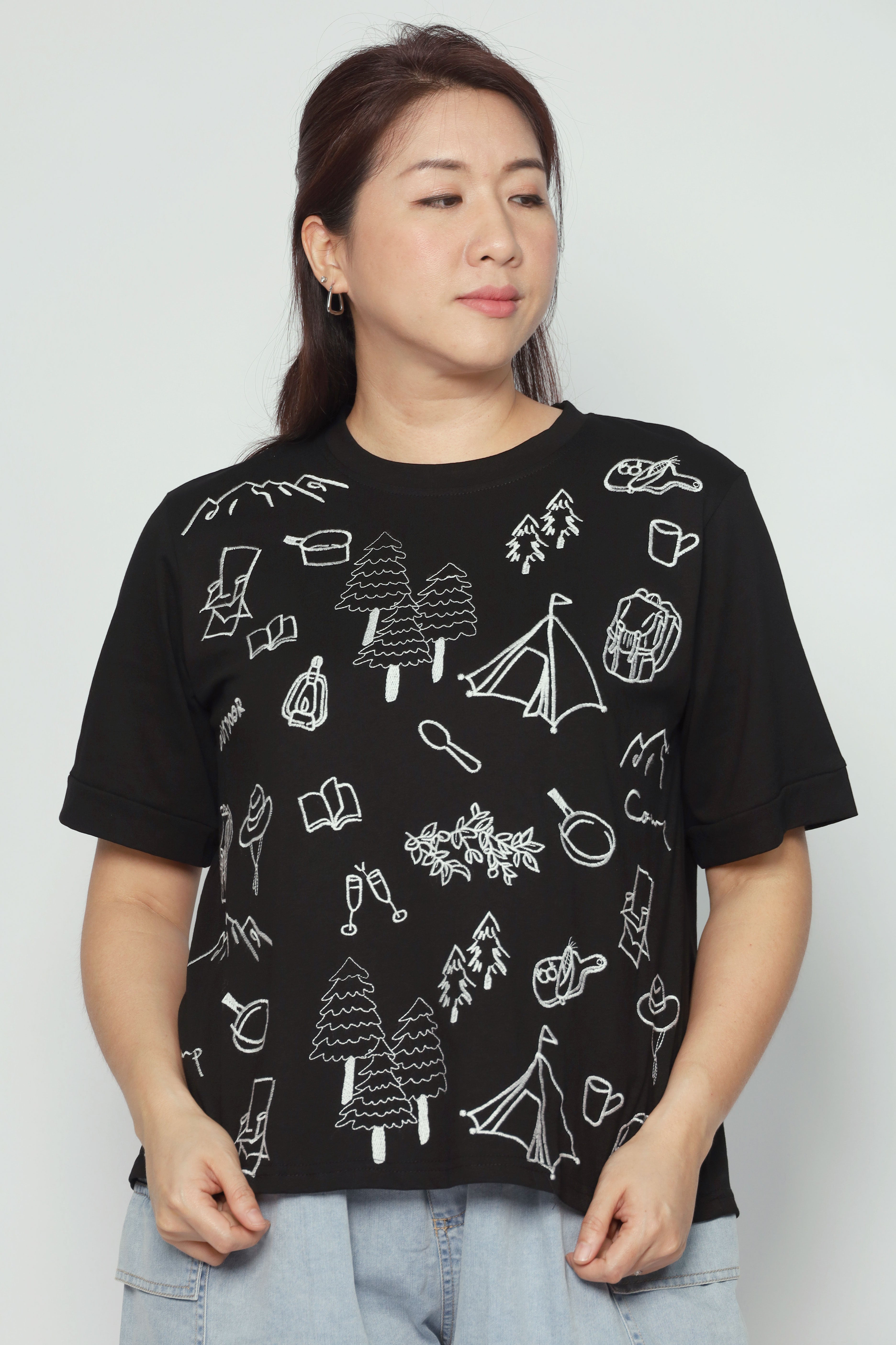 Picnic at the Park Embroidered Top
