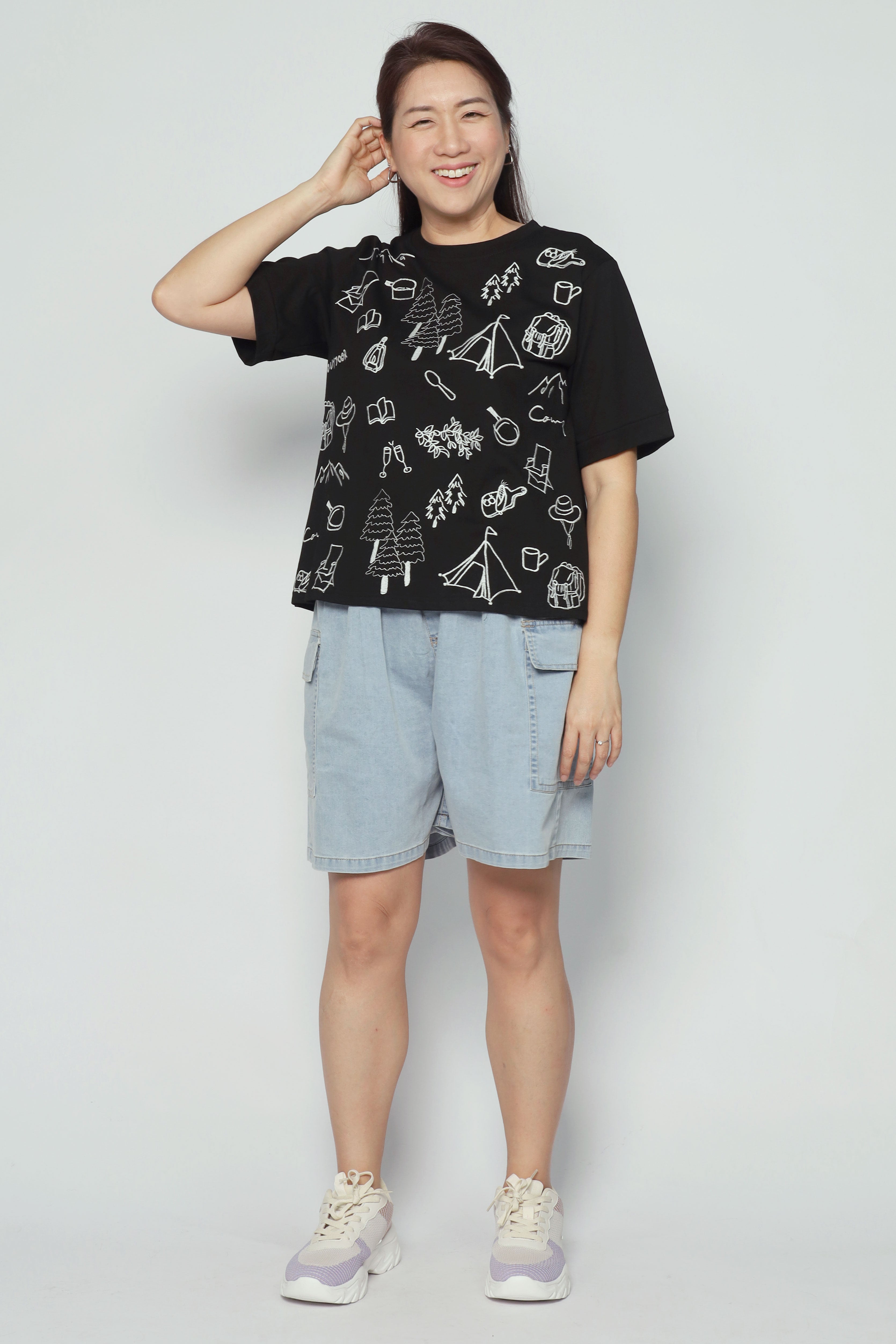 Picnic at the Park Embroidered Top