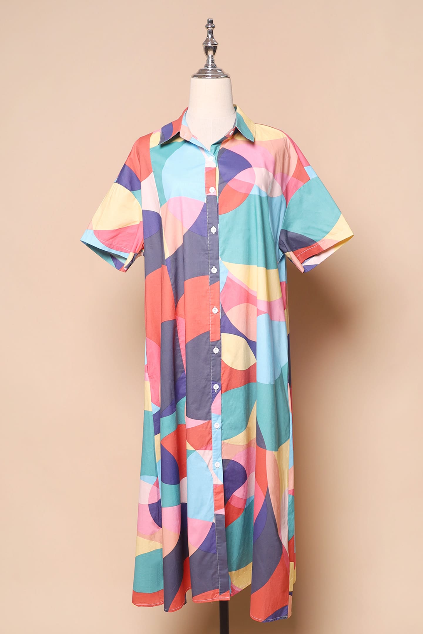 PO - Patsy Colourful Shirt Dress