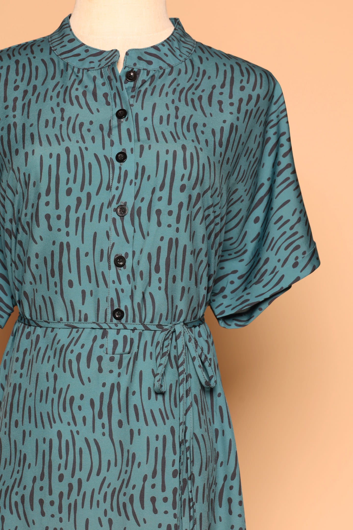 PO - Penn Dress in Green Bonanza