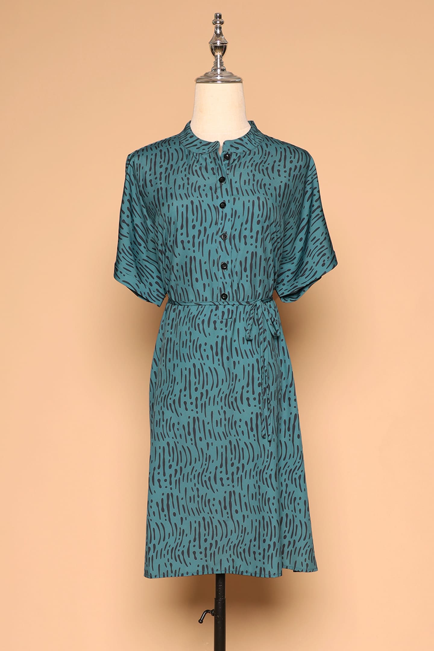 PO - Penn Dress in Green Bonanza