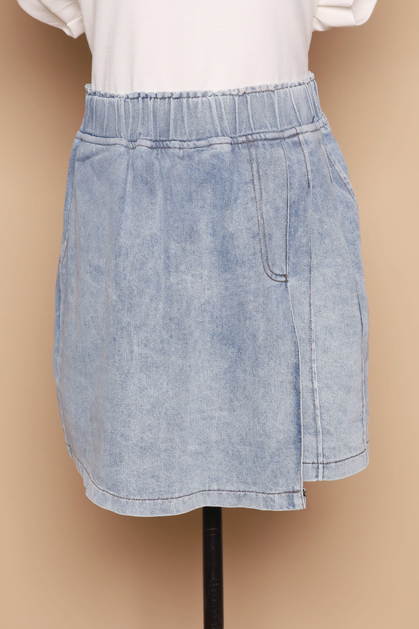 PO - Pham Skorts in Blue Denim