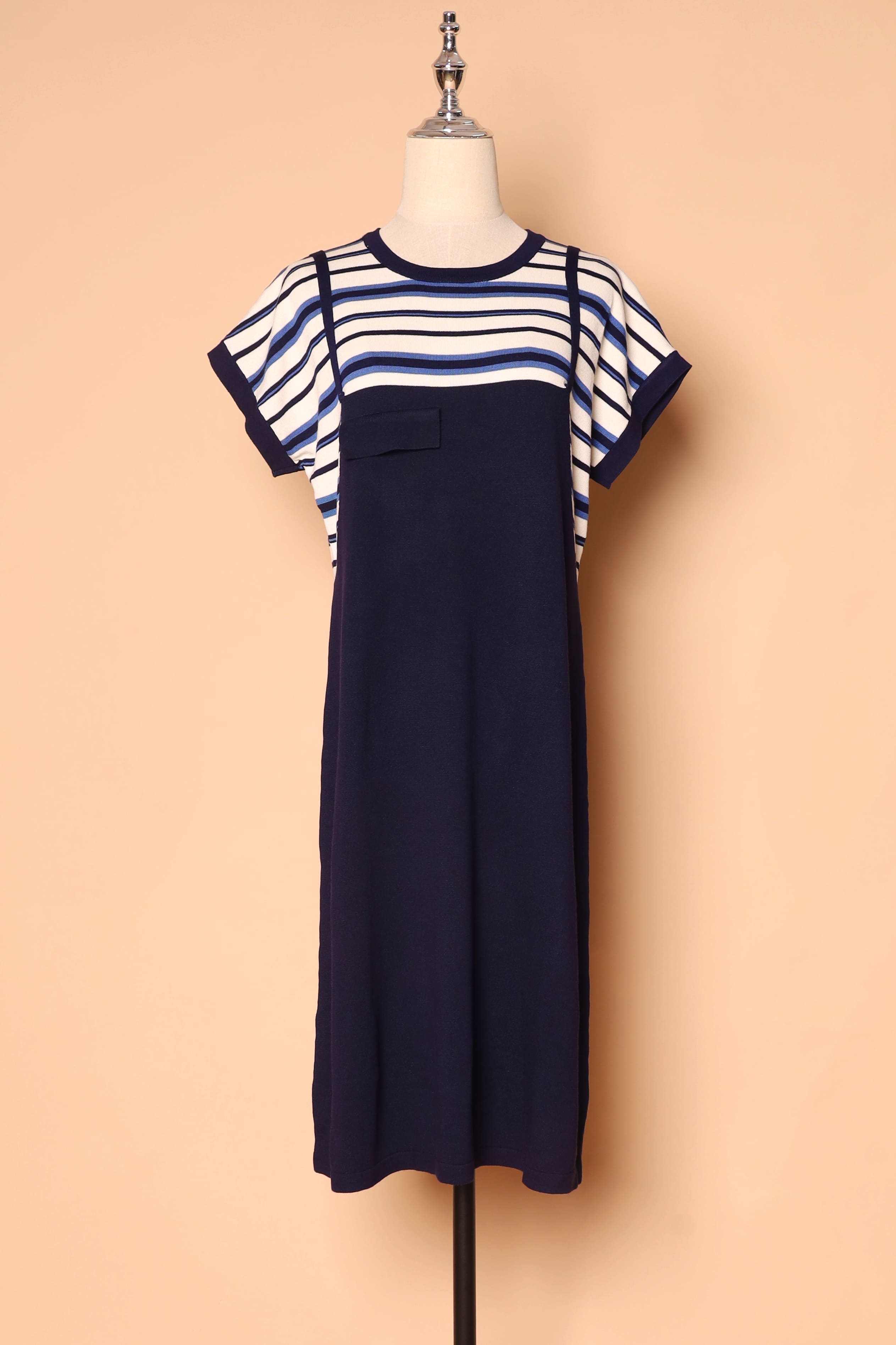 PO - Psalm Stripes Dress in Knit