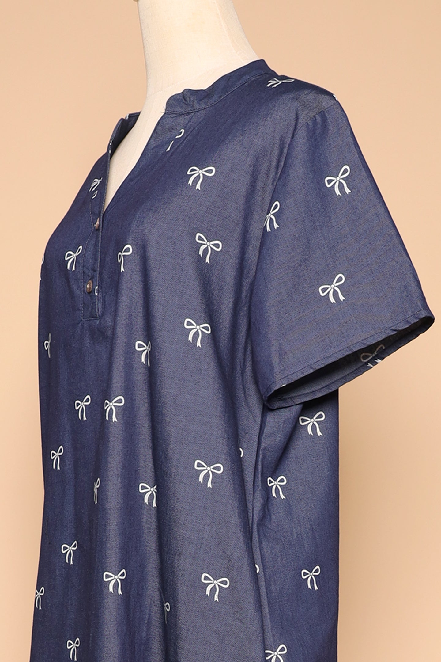 PO - Ribbon Denim Dress
