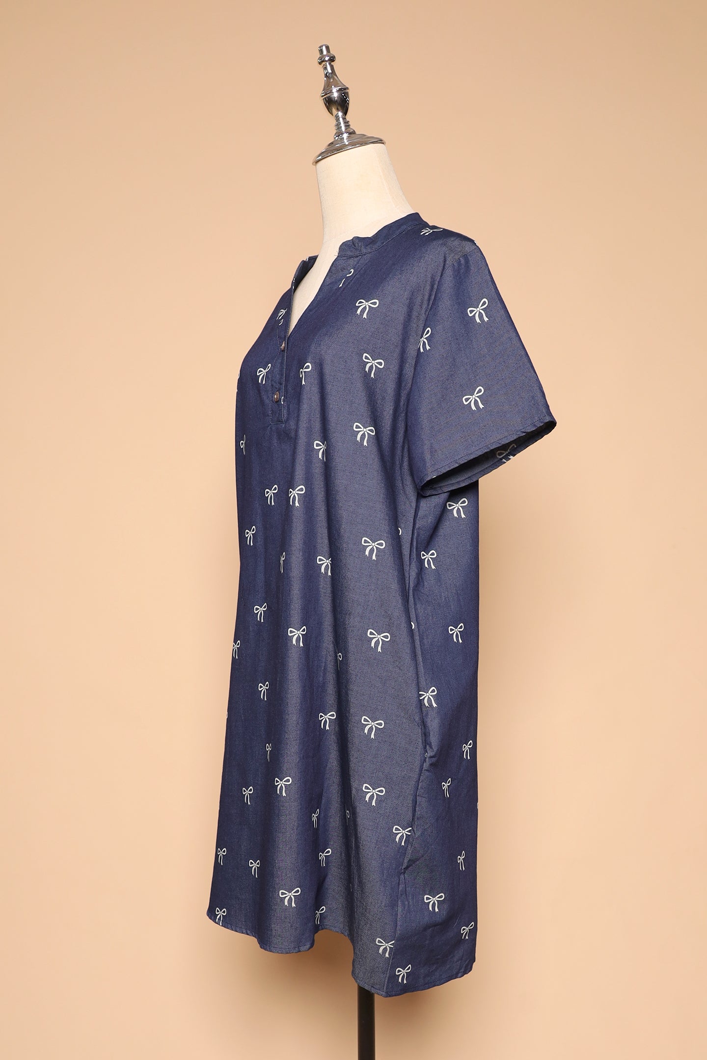 PO - Ribbon Denim Dress