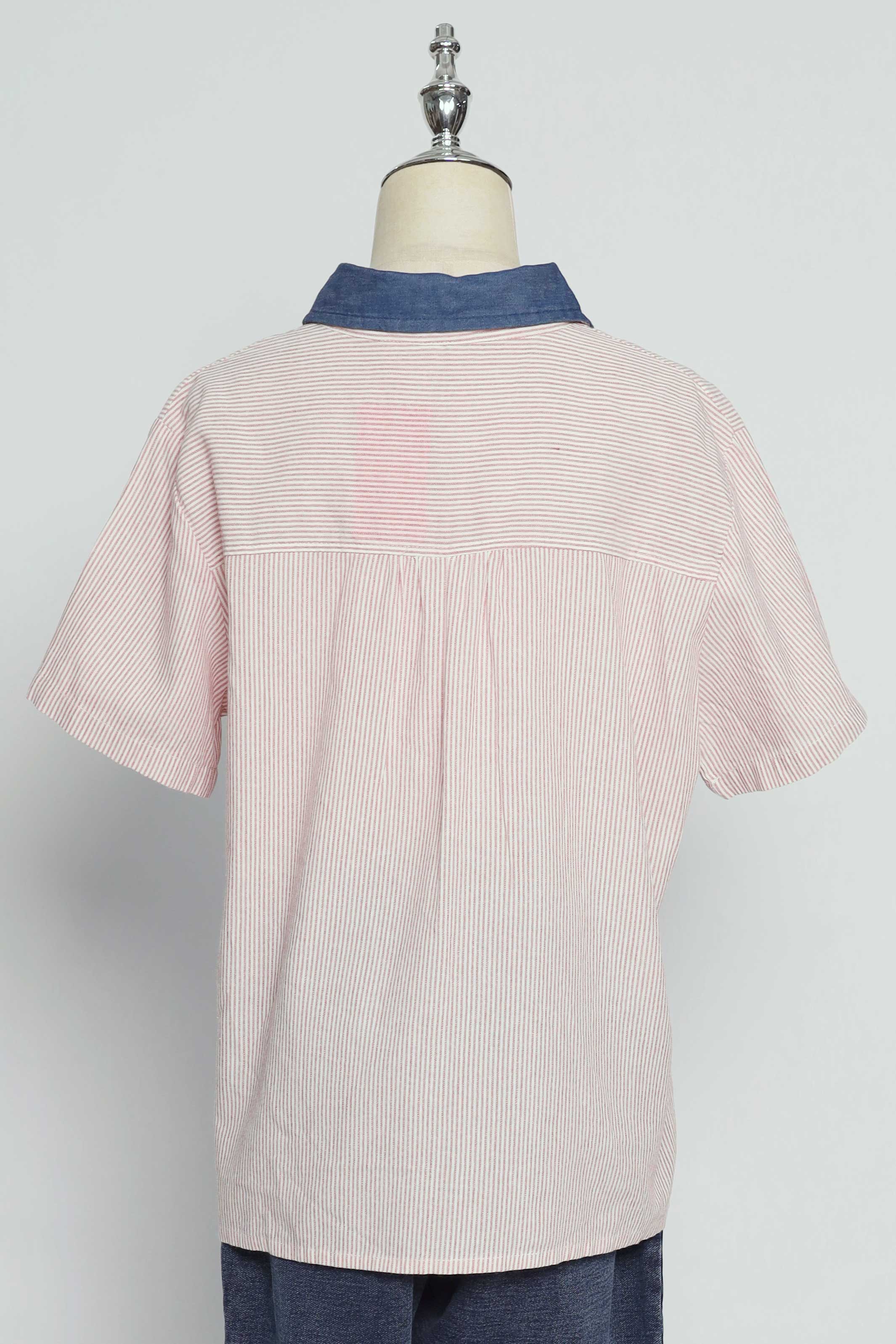 PO - Rabbit and Carrot Pinstripes Shirt