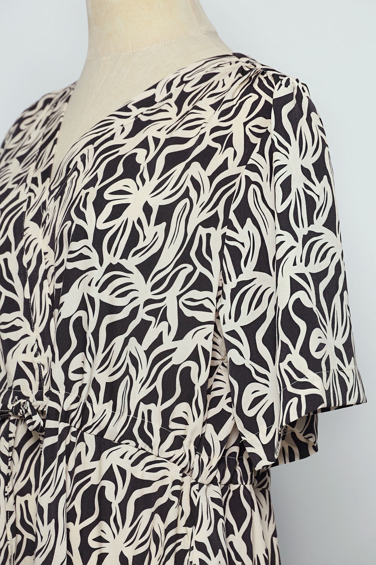 PO - Reisha Dress in Palm Noir