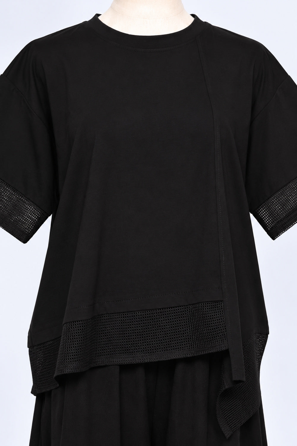 PO - Ruru Netted Top in Black