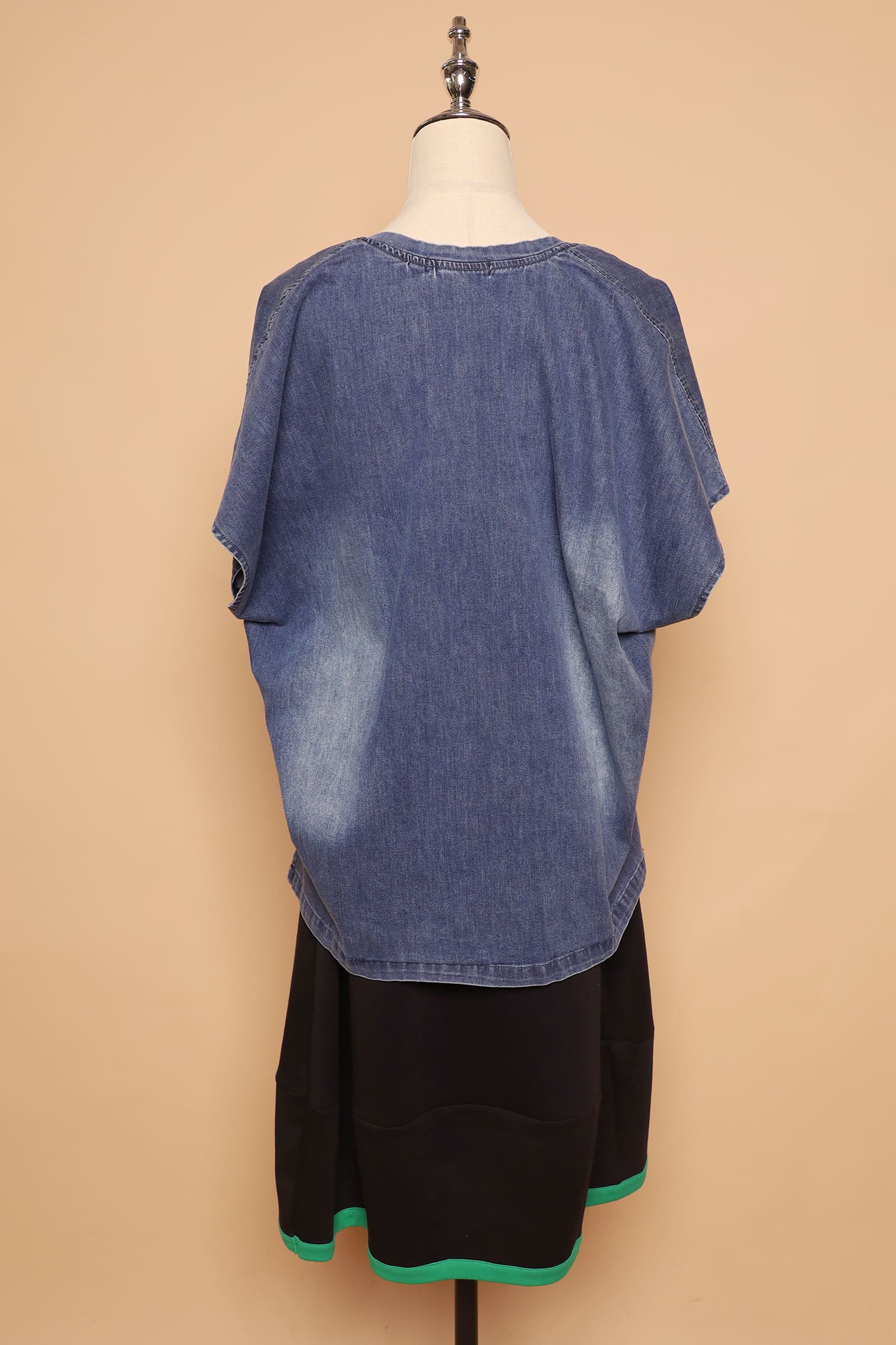PO - Ryanne Zipper Jacket in Dark Denim