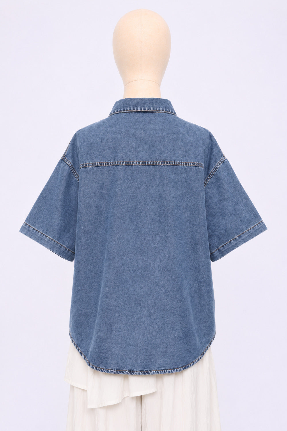 PO - Sabine Denim Top