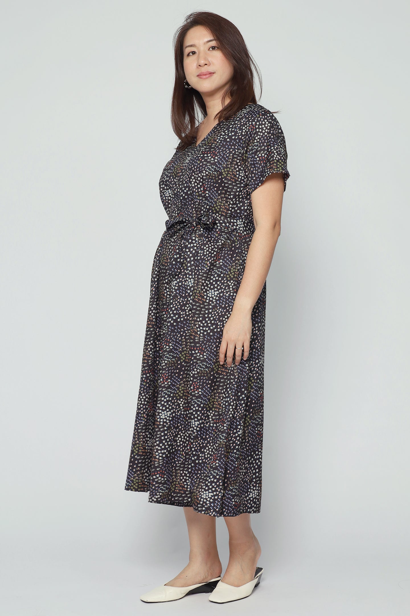 Shirokuro Jumpsuit in Tiny Florets