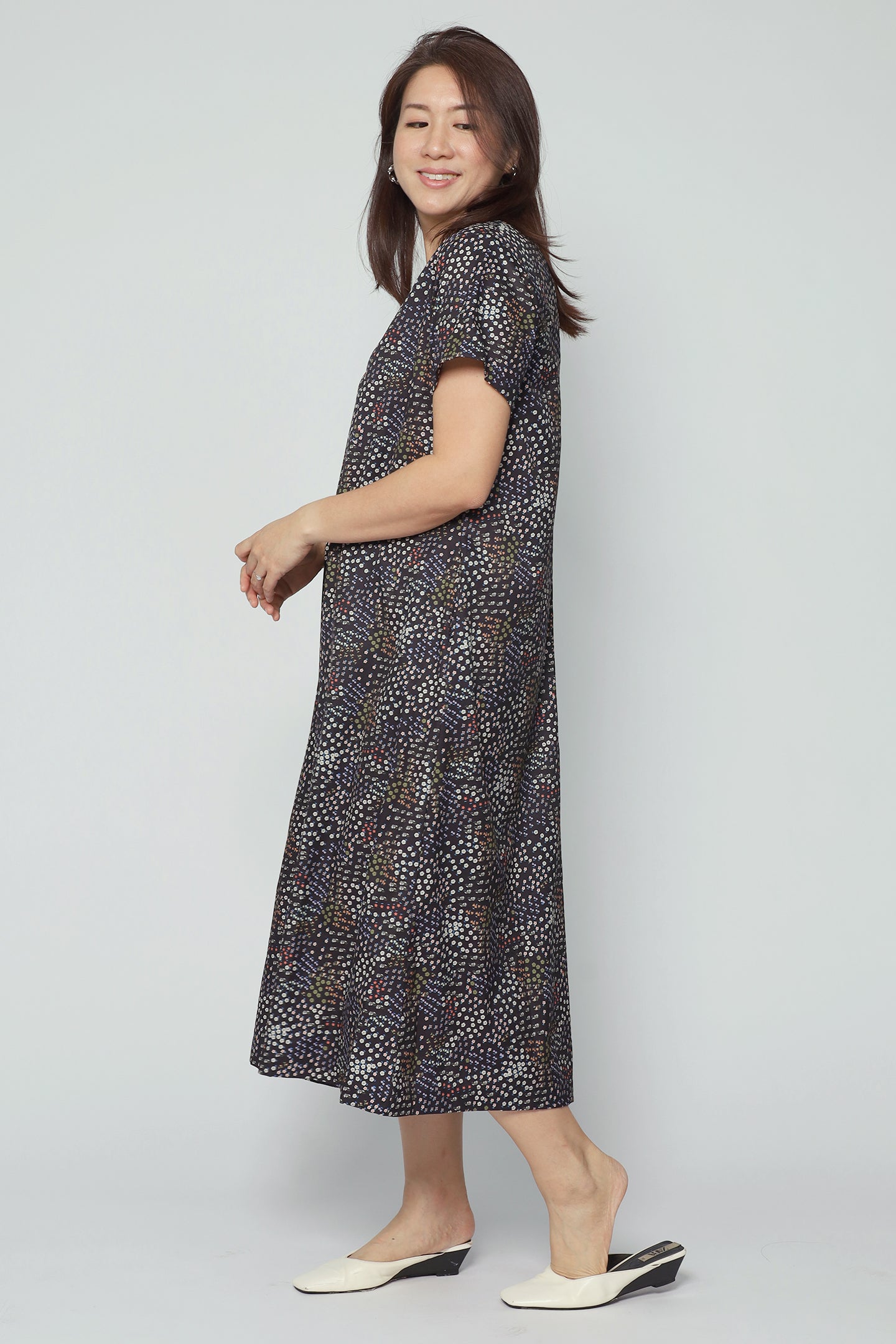 Shirokuro Jumpsuit in Tiny Florets