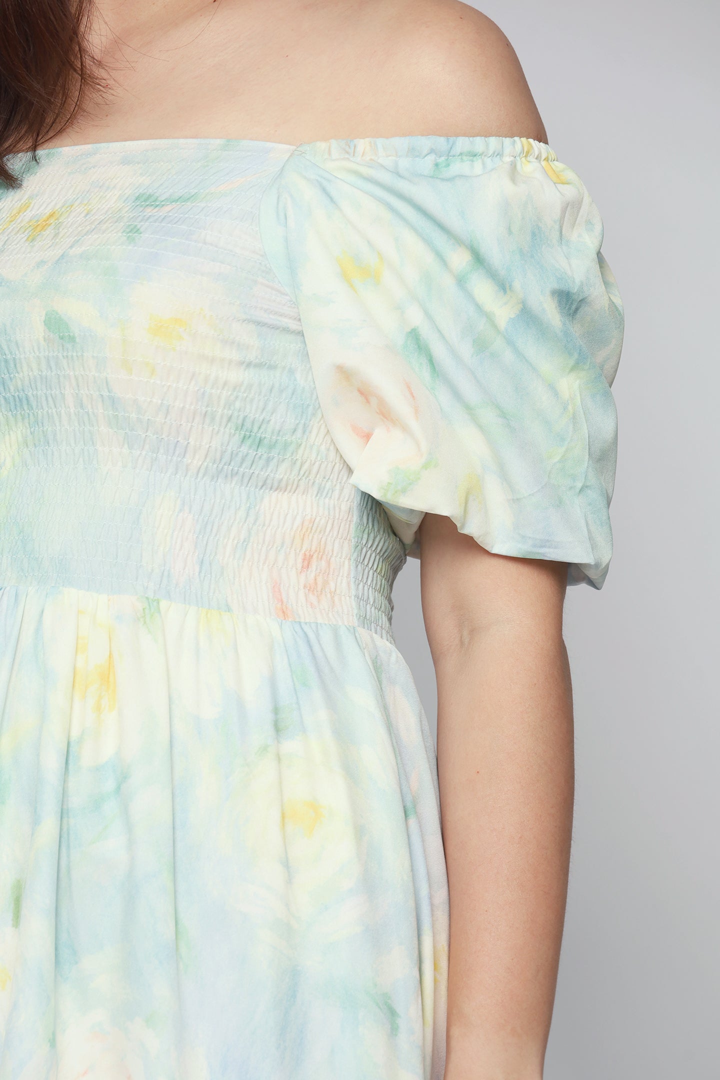 Sora Dress in Ivory Petal