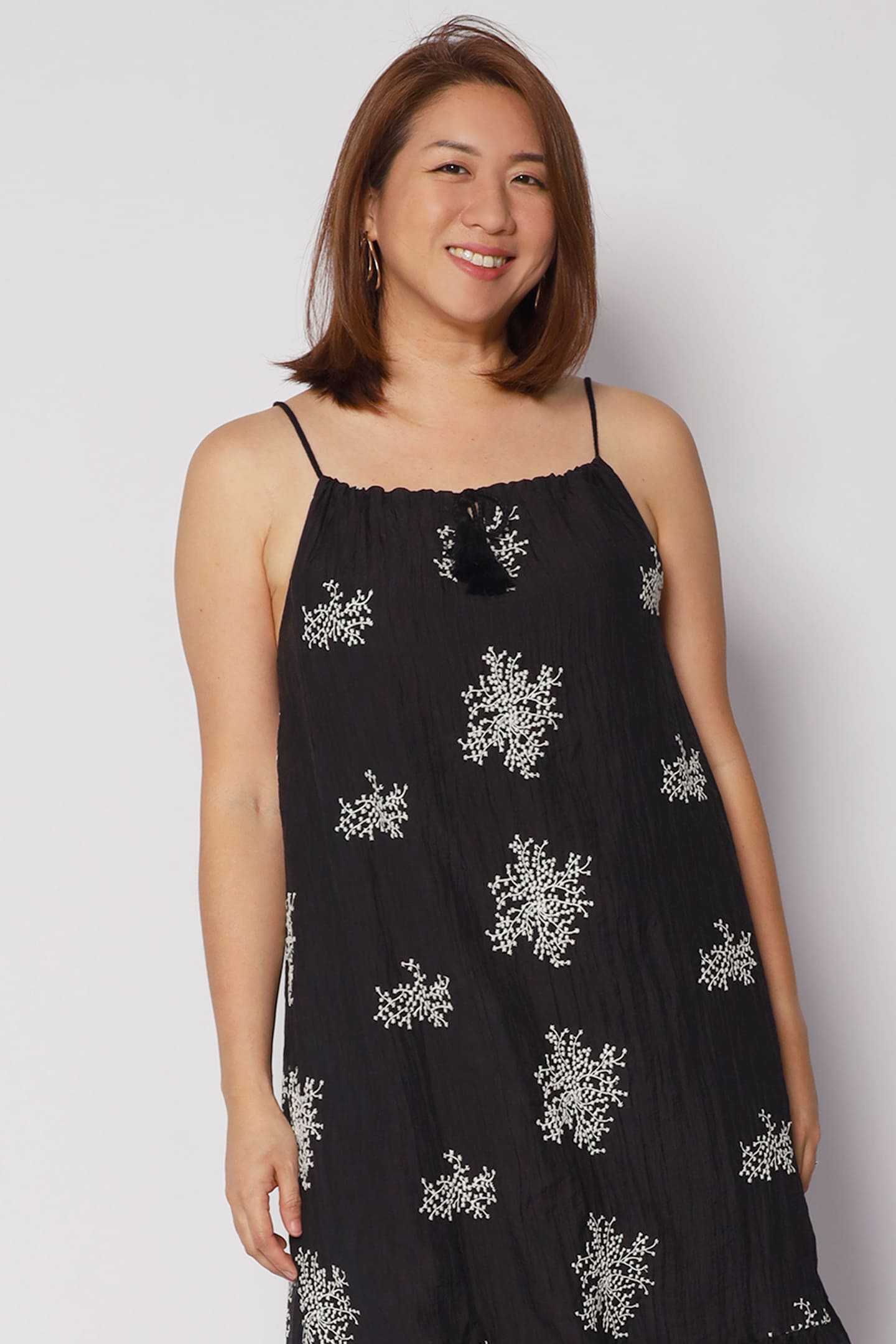 Samaria Floral Crochet Dress