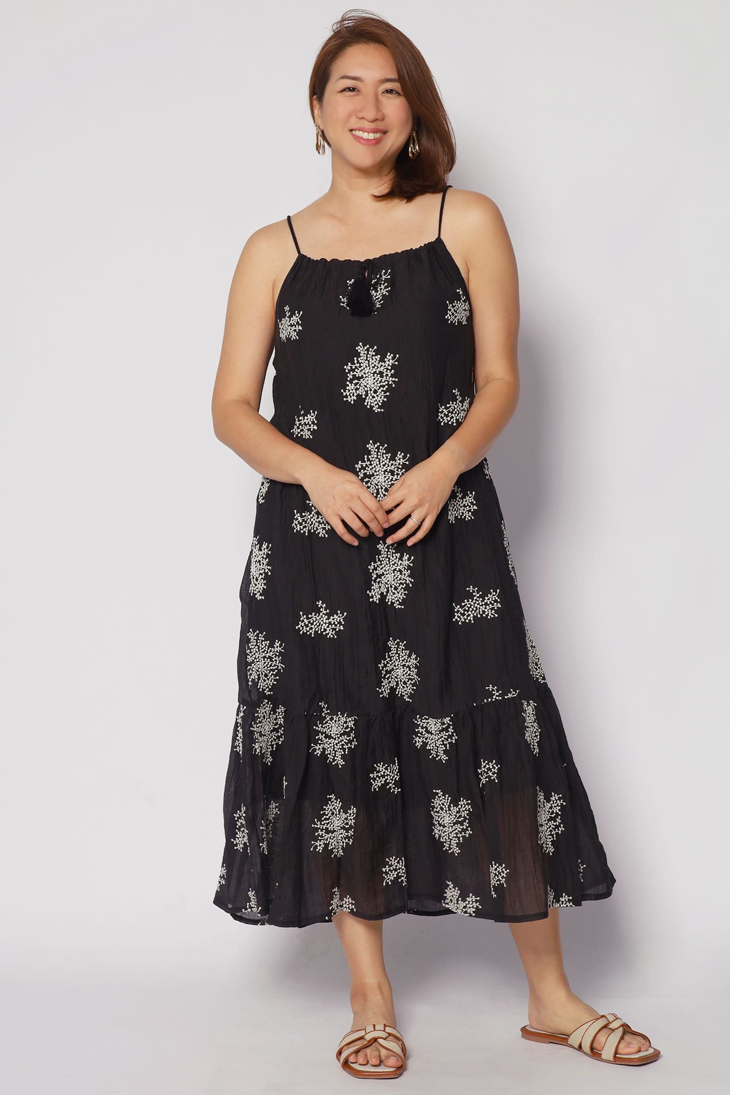 Samaria Floral Crochet Dress