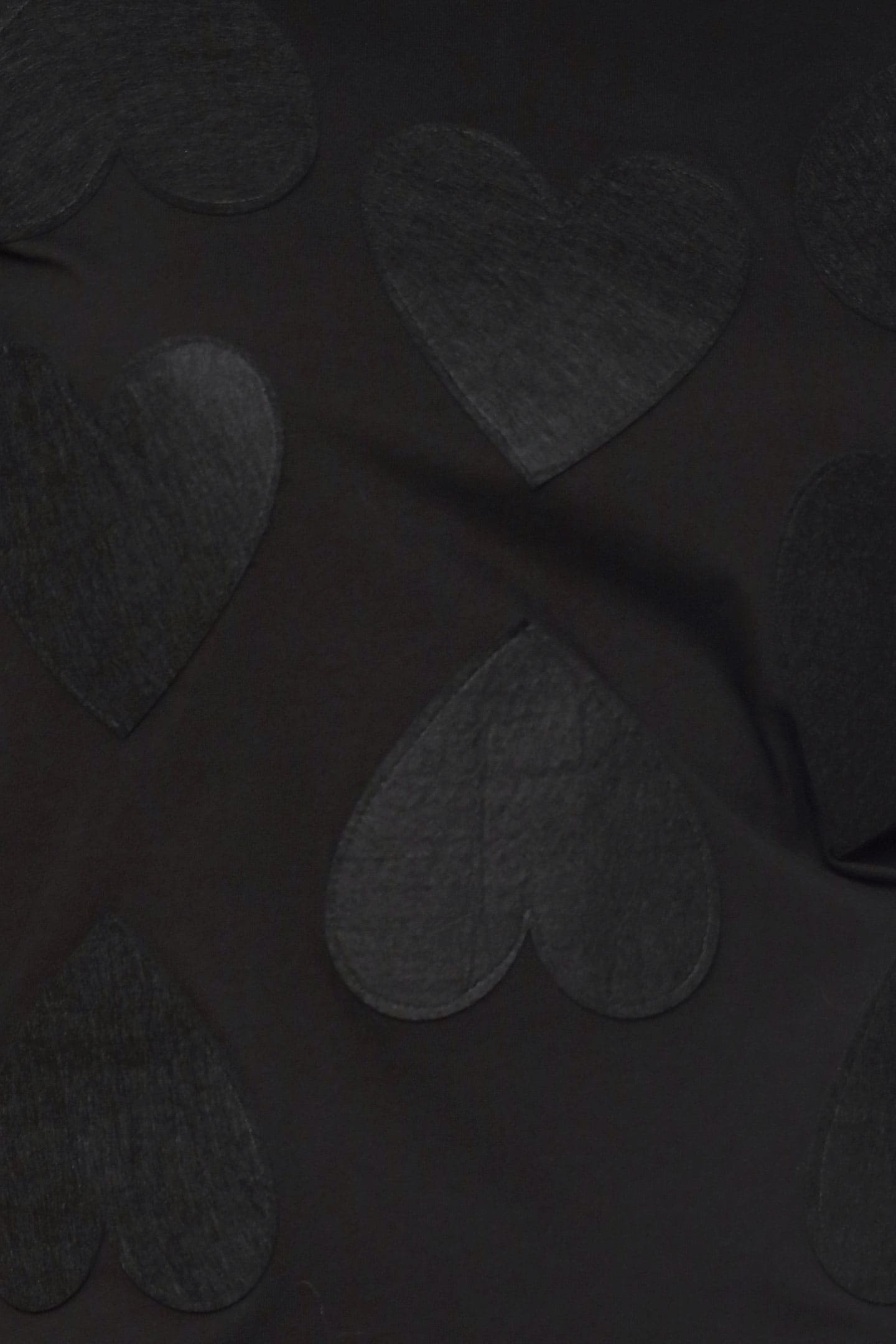 Saranghae Hearts Top in Black