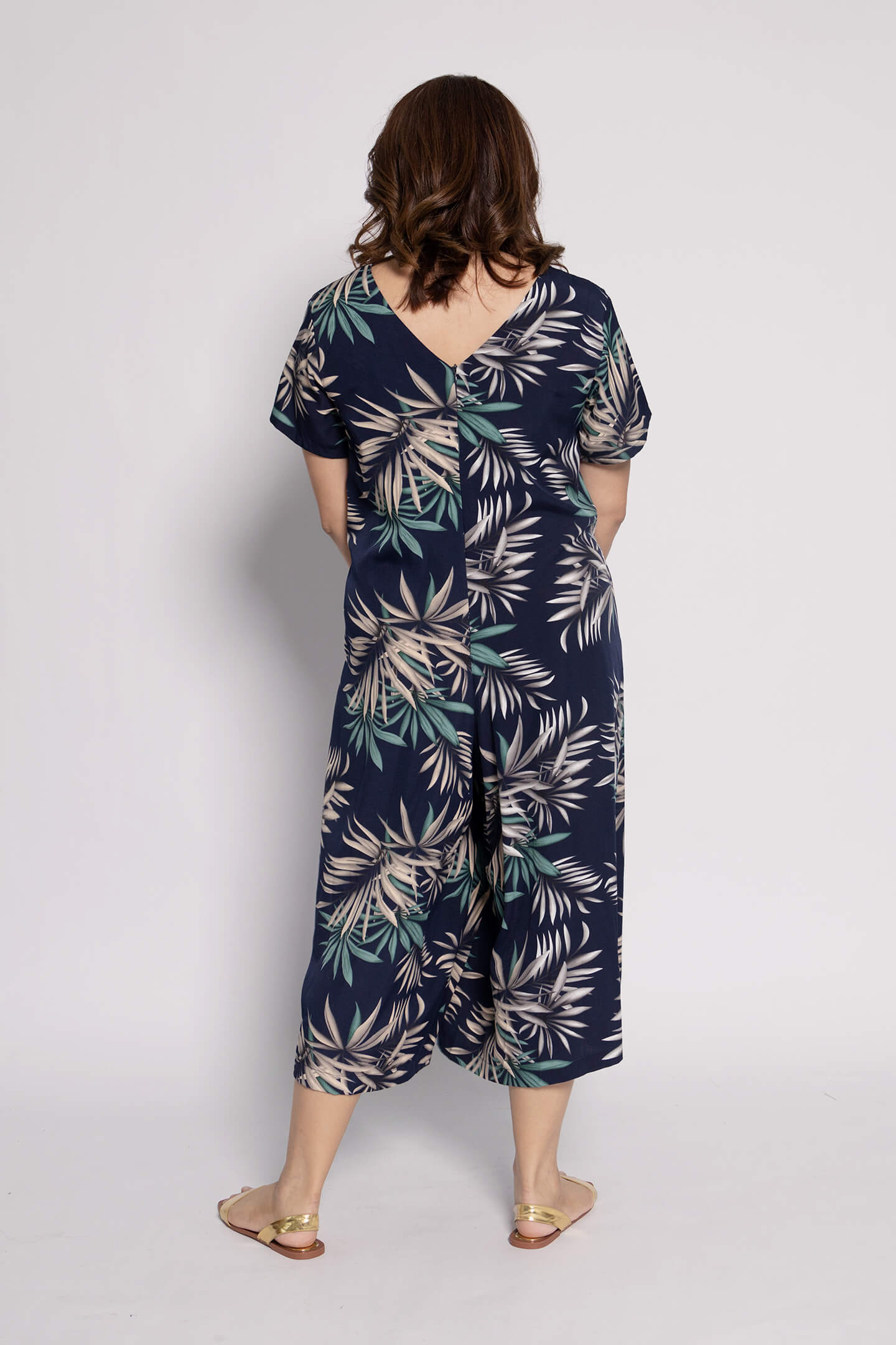 Shirokuro Jumpsuit in Blue Hawaii