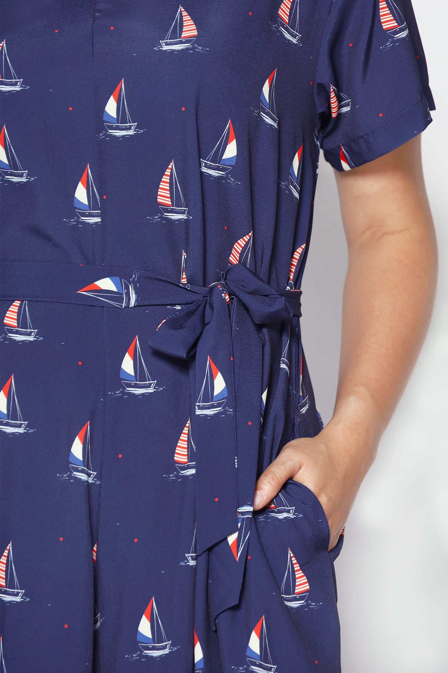 Shirokuro Jumpsuit in Sailboat