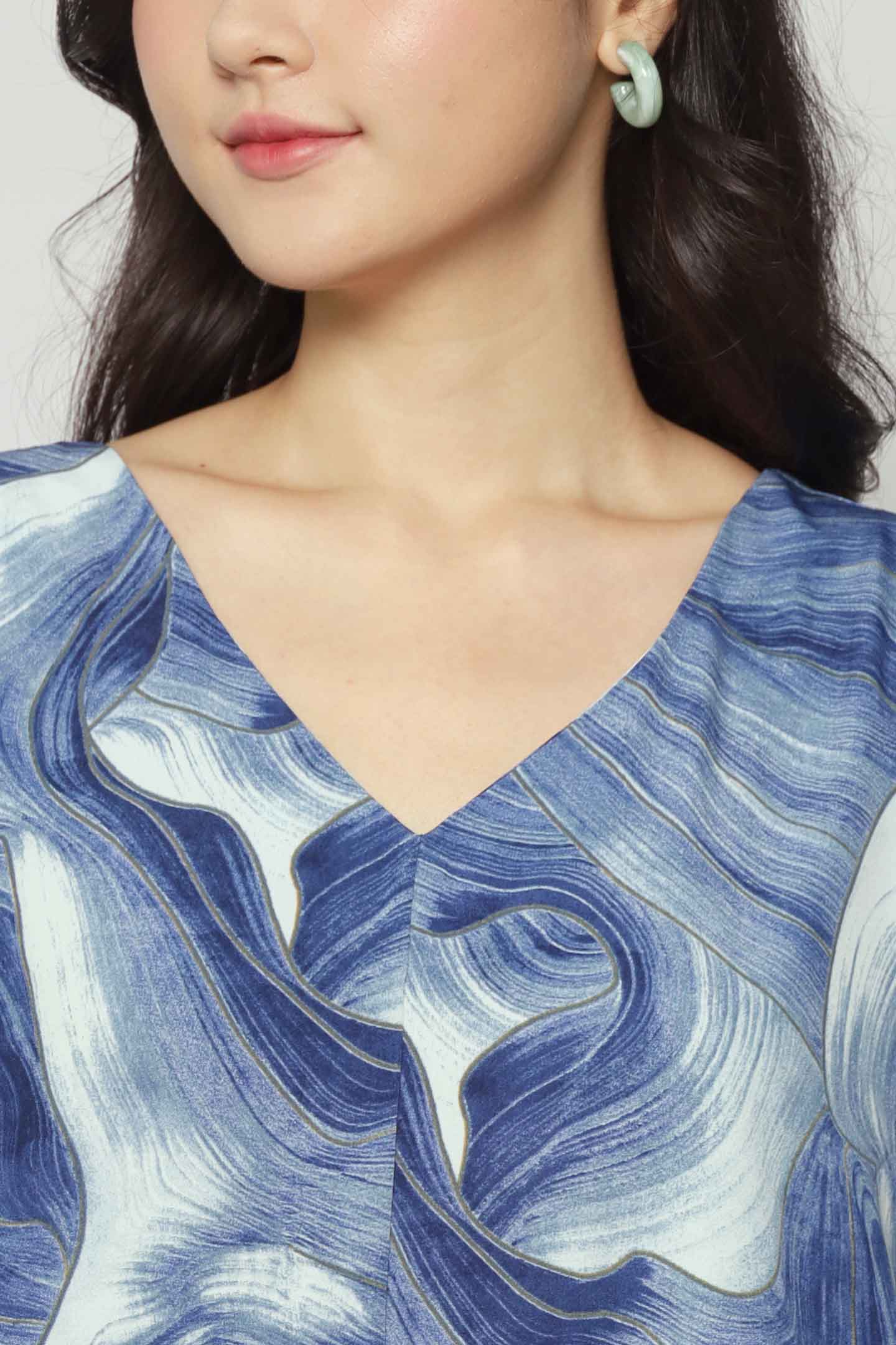 Shirokuro Jumpsuit in Blue Cove