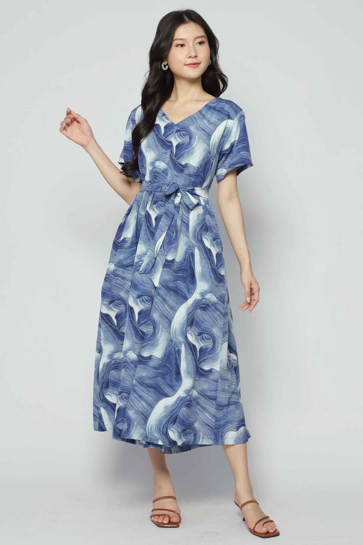 Shirokuro Jumpsuit in Blue Cove