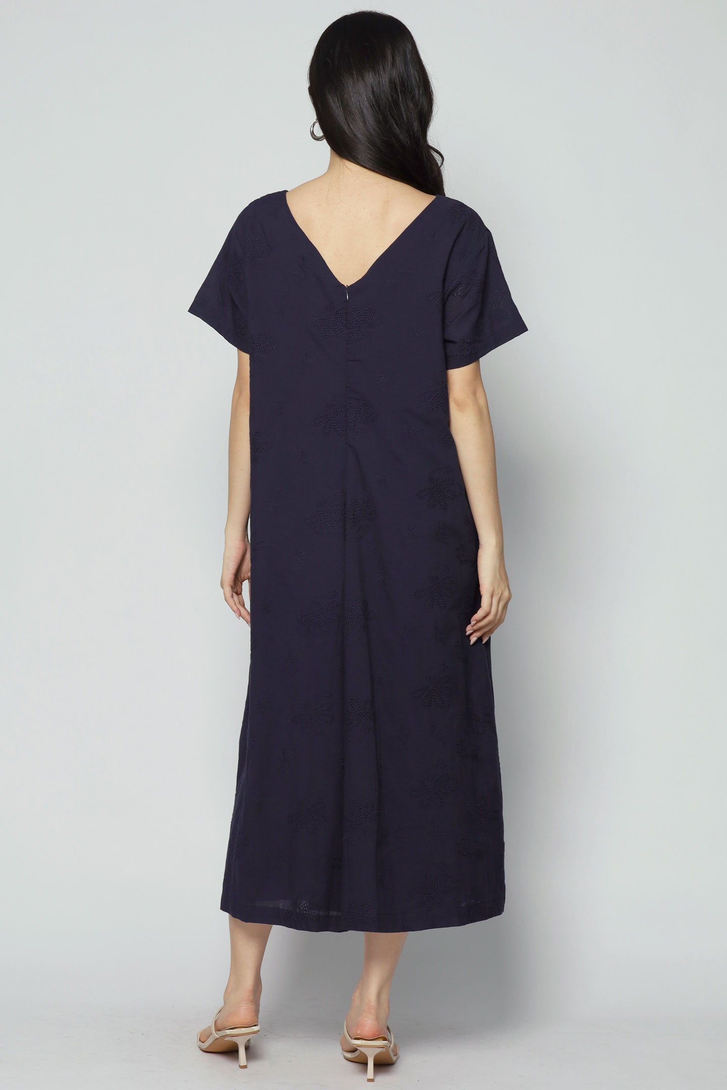 Shirokuro Jumpsuit in Blue Eyelet Dream