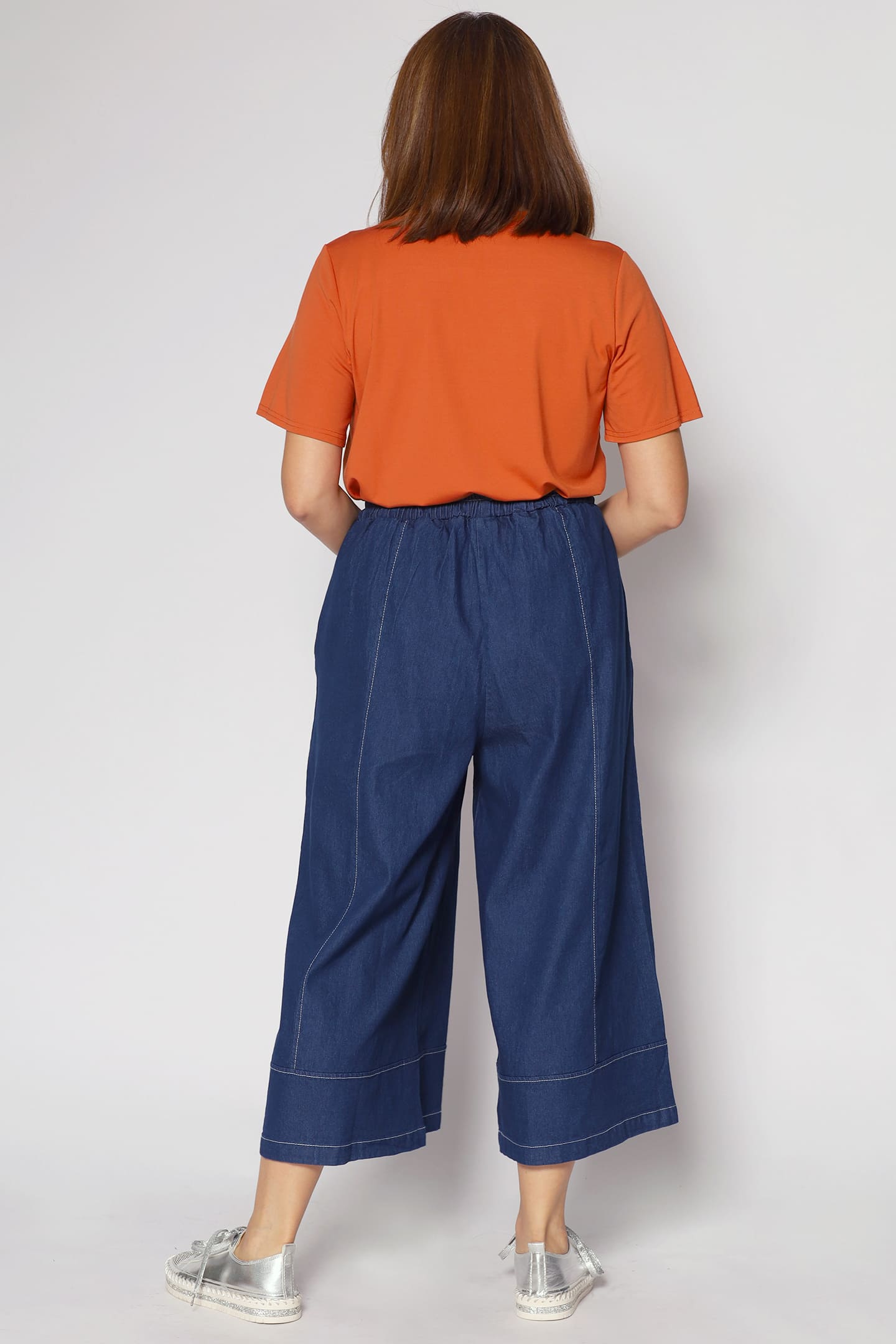 Shy Culottes in Dark Denim