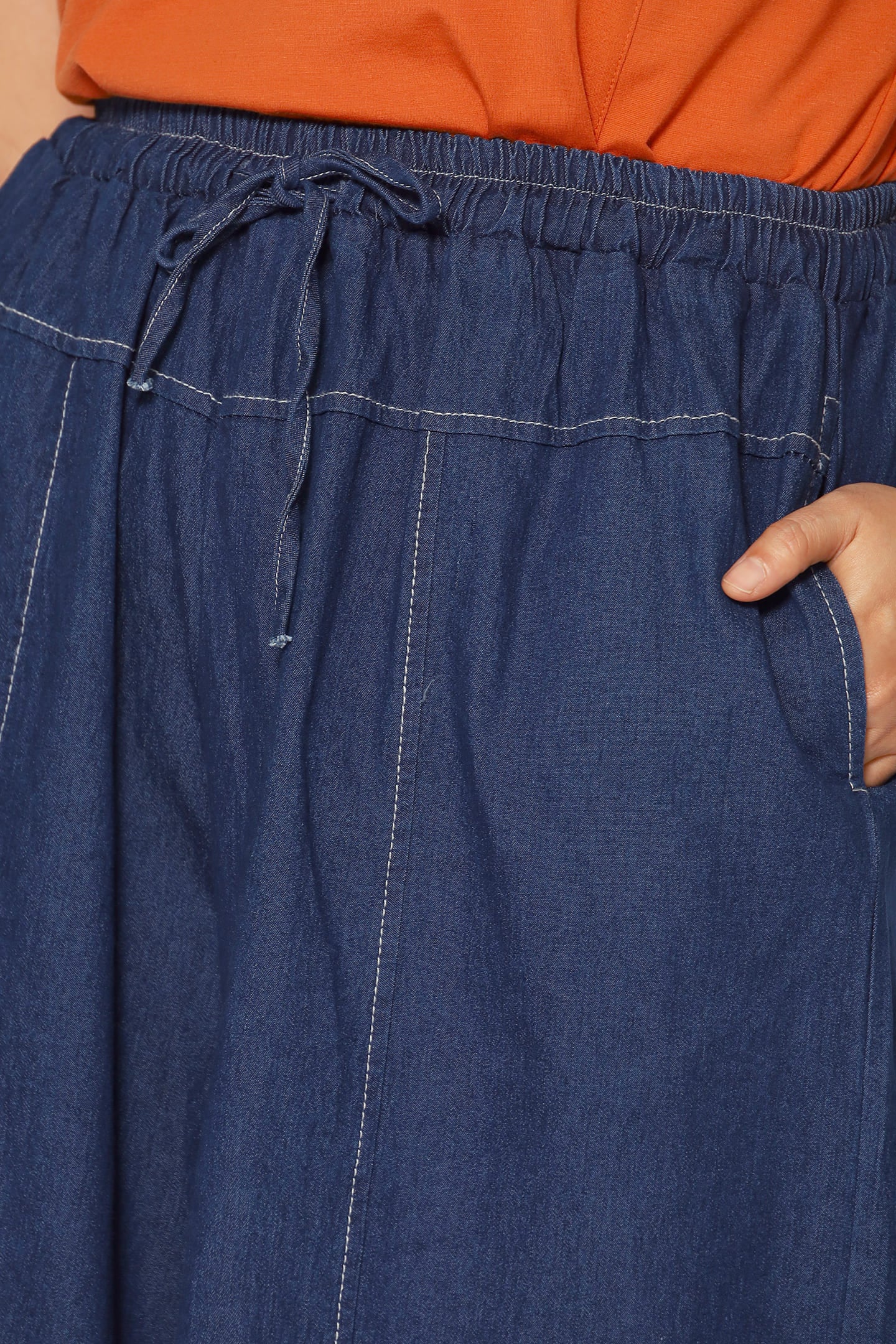 Shy Culottes in Dark Denim