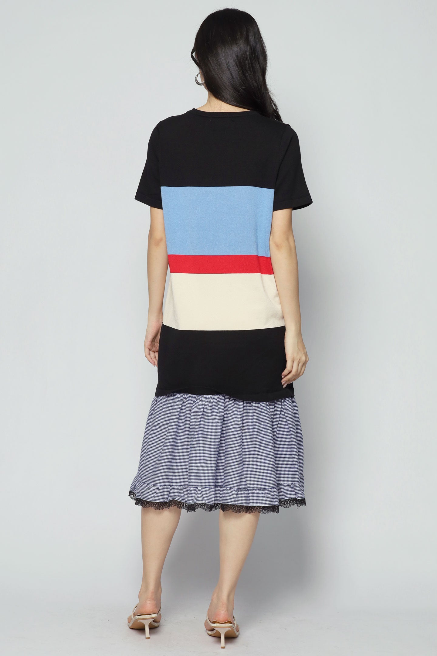 Backorder Sunday Knit Colourblock Dress