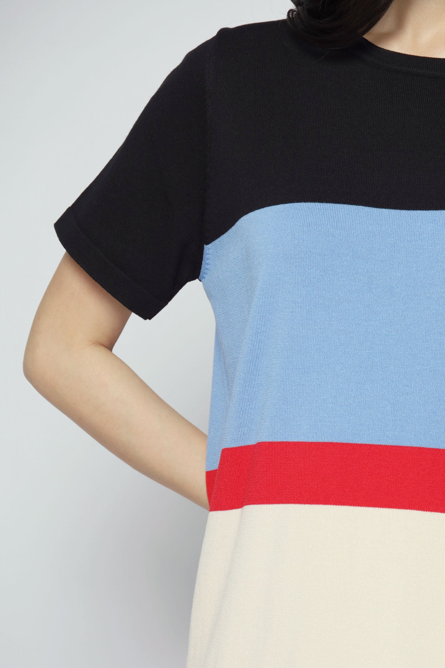 Backorder Sunday Knit Colourblock Dress