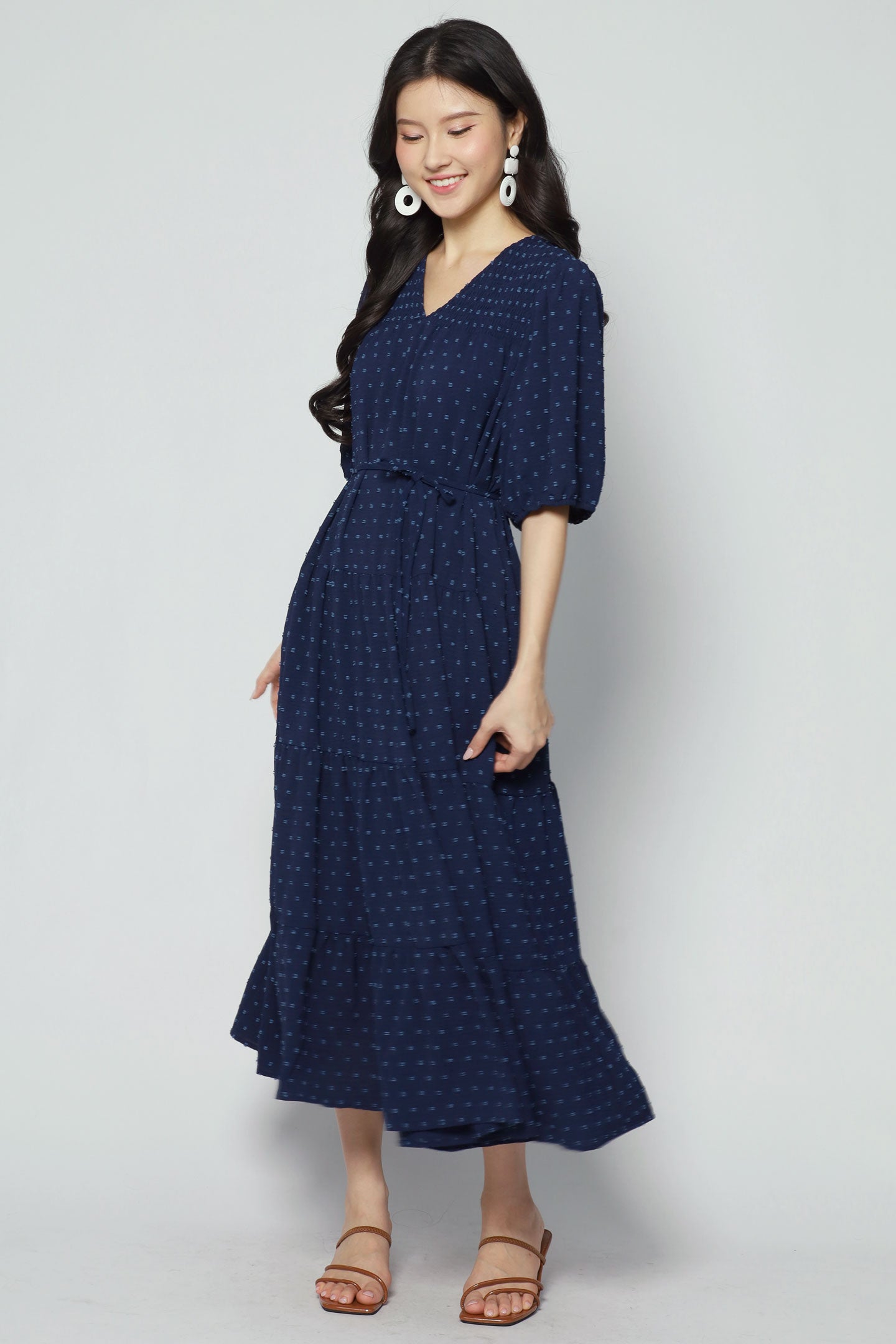 Sydney Dress in Blessed Indigo