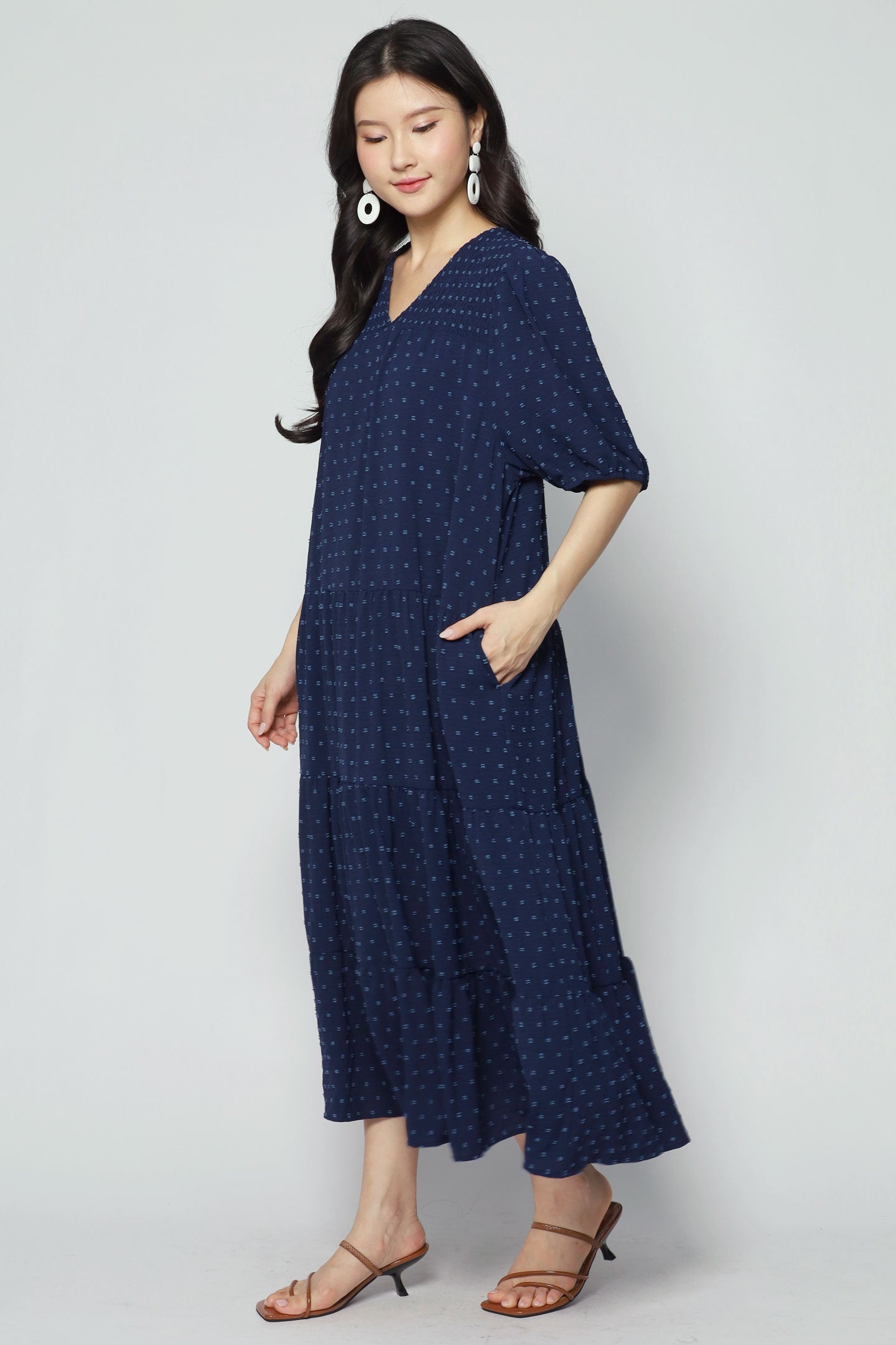 Sydney Dress in Blessed Indigo
