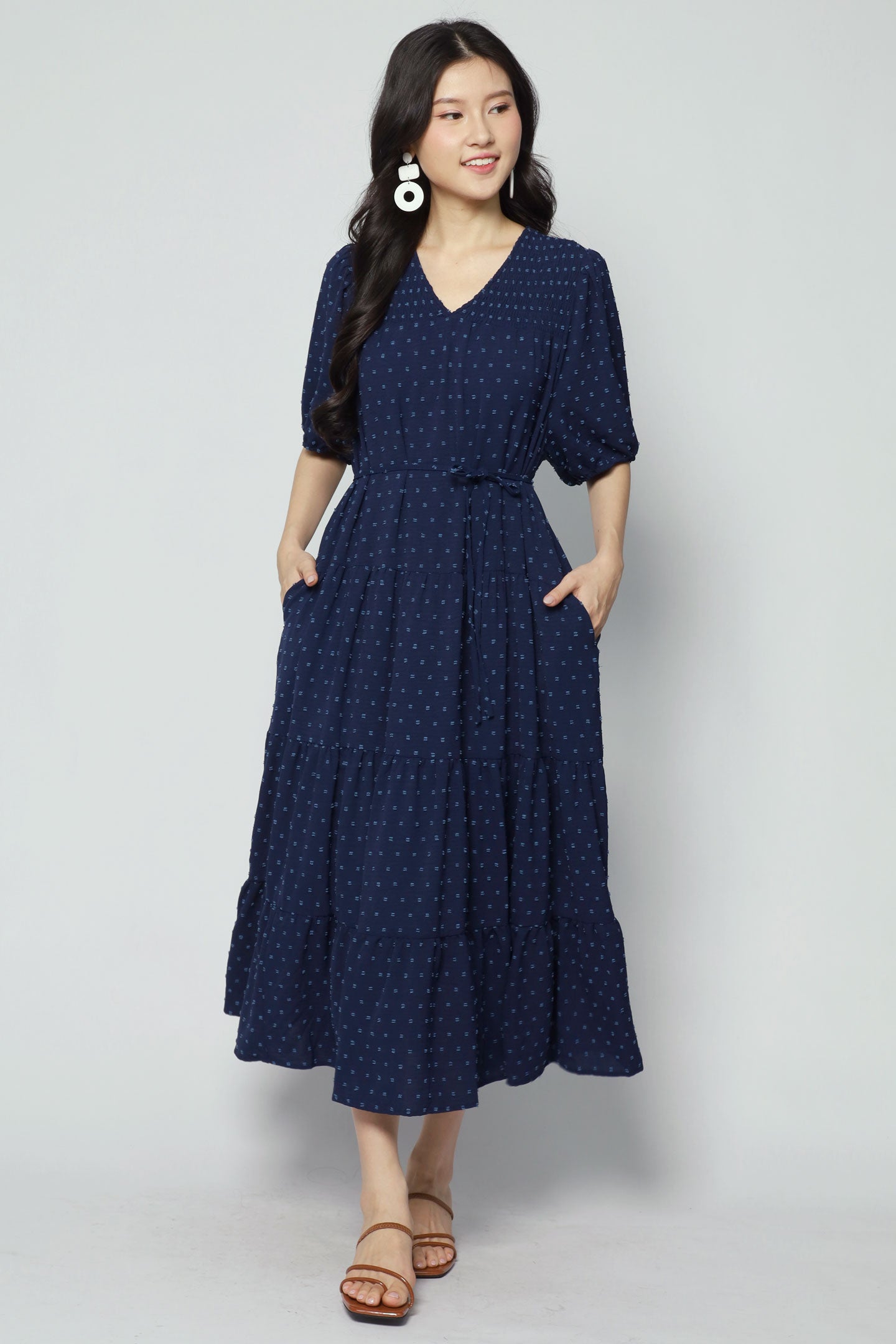 Sydney Dress in Blessed Indigo