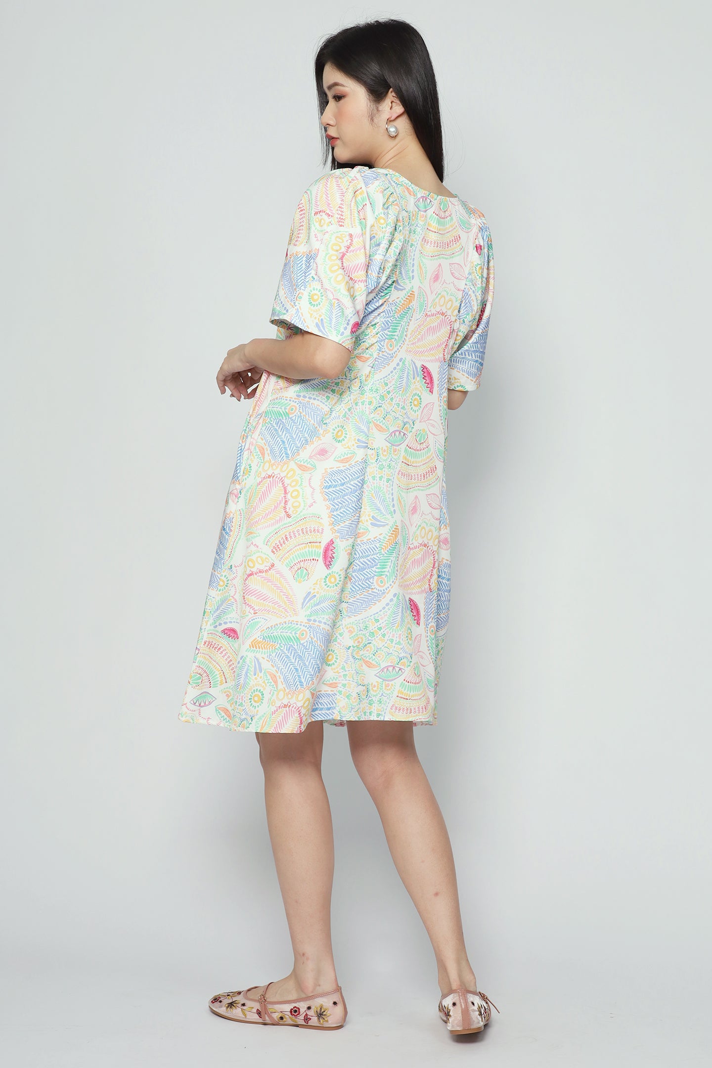 Tayler Dress in Tropic Paisley