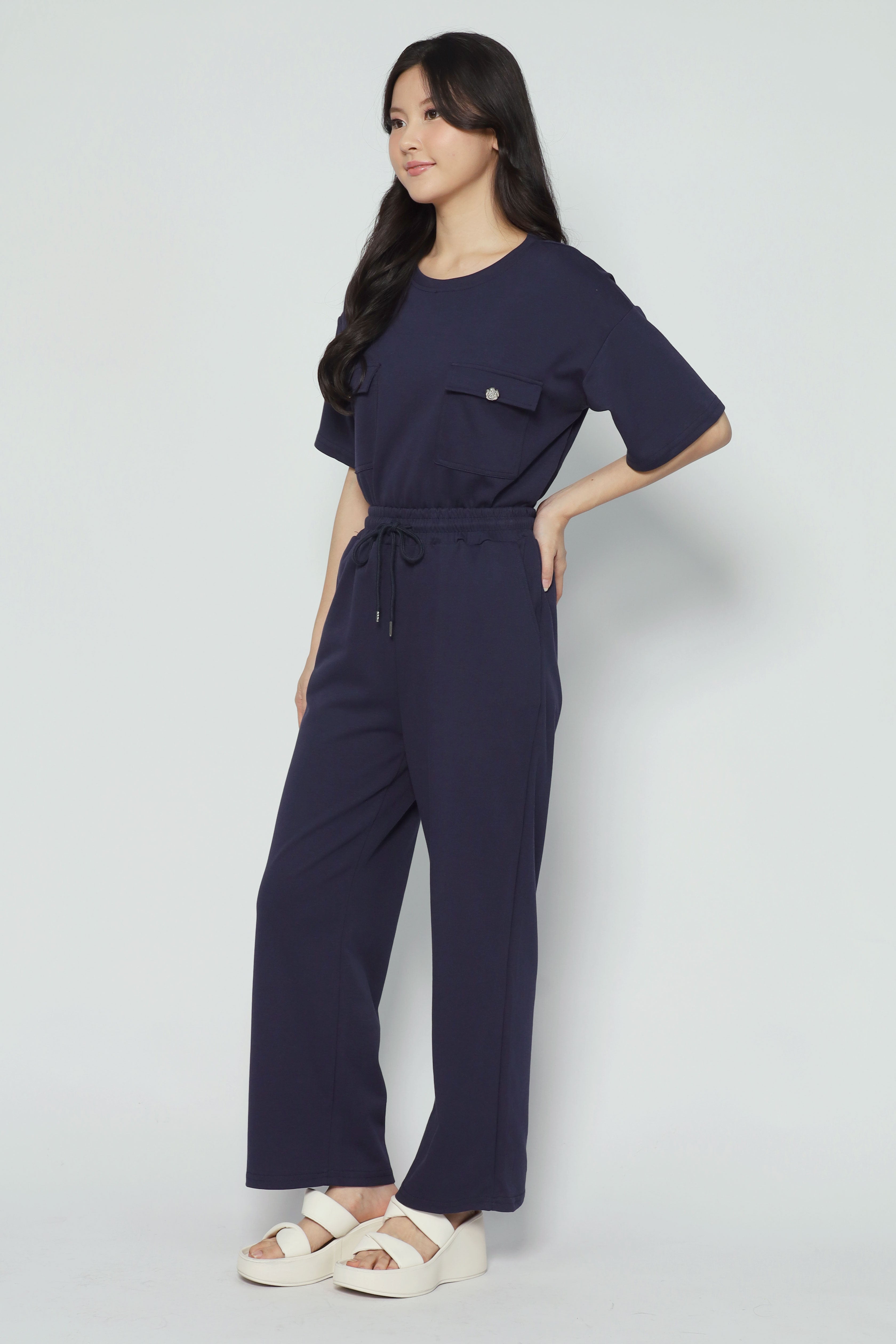 Teetee 2 in 1 Top and Pants Set in Blue