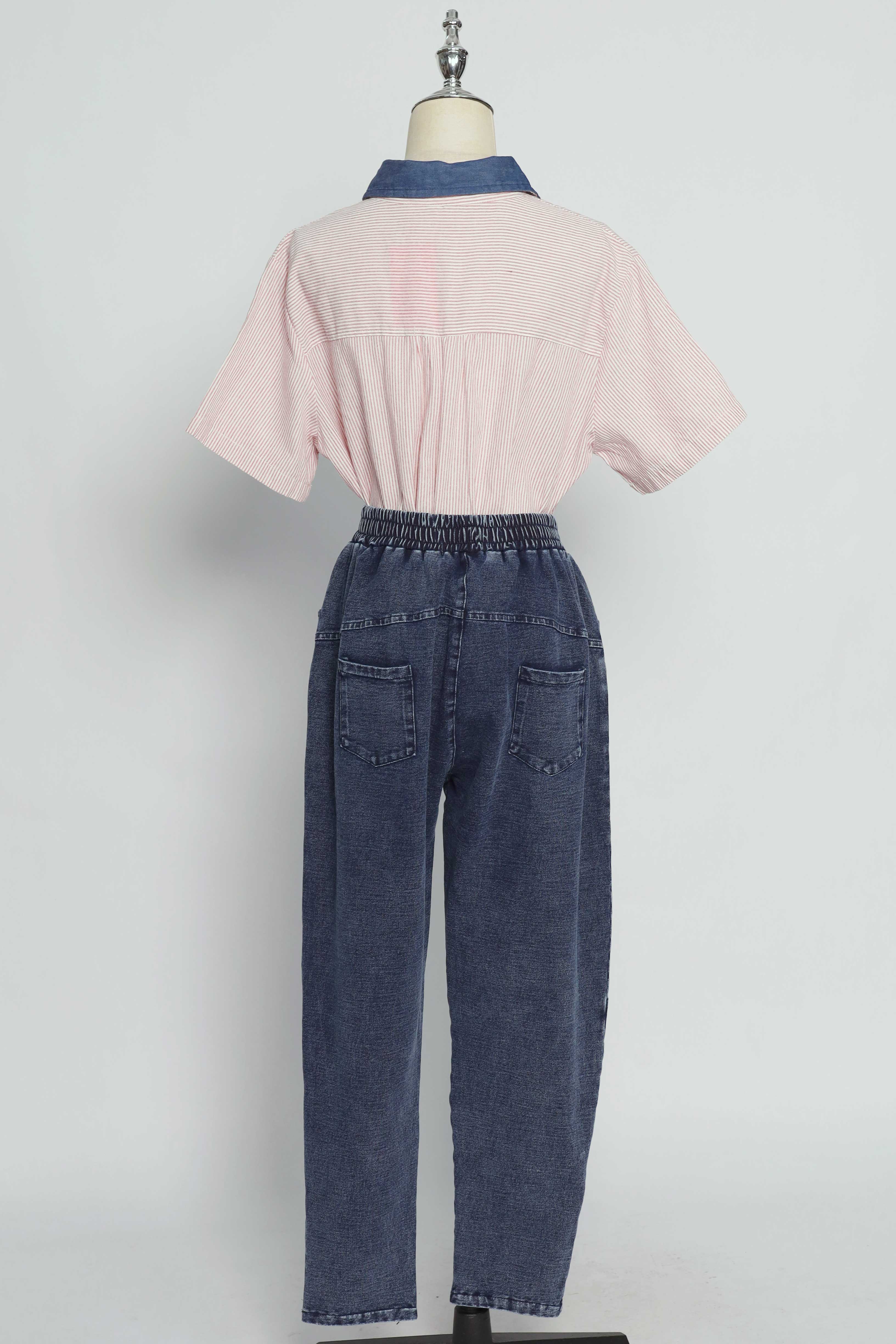 PO - Tove Pants in Plain Blue