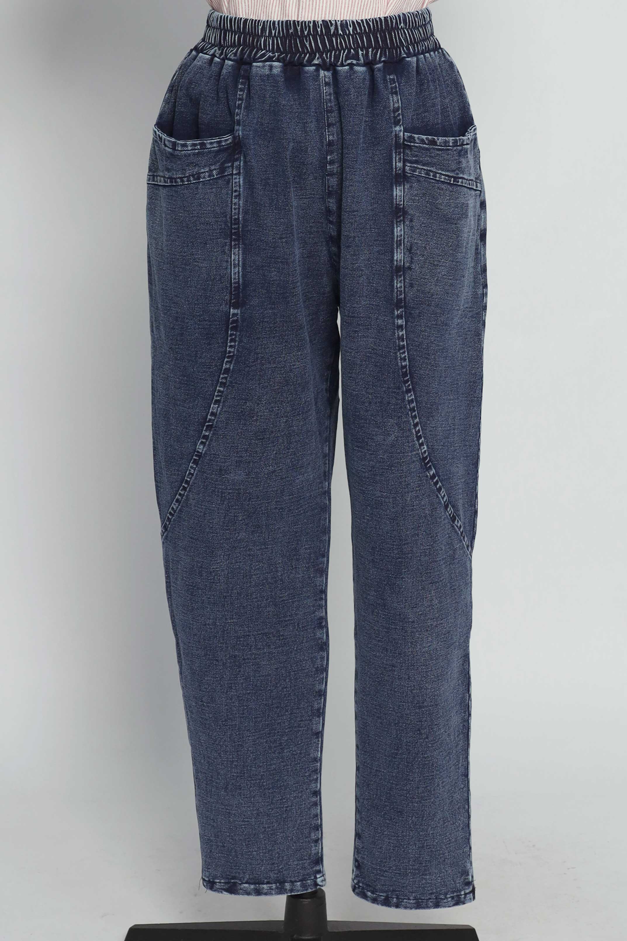 PO - Tove Pants in Plain Blue