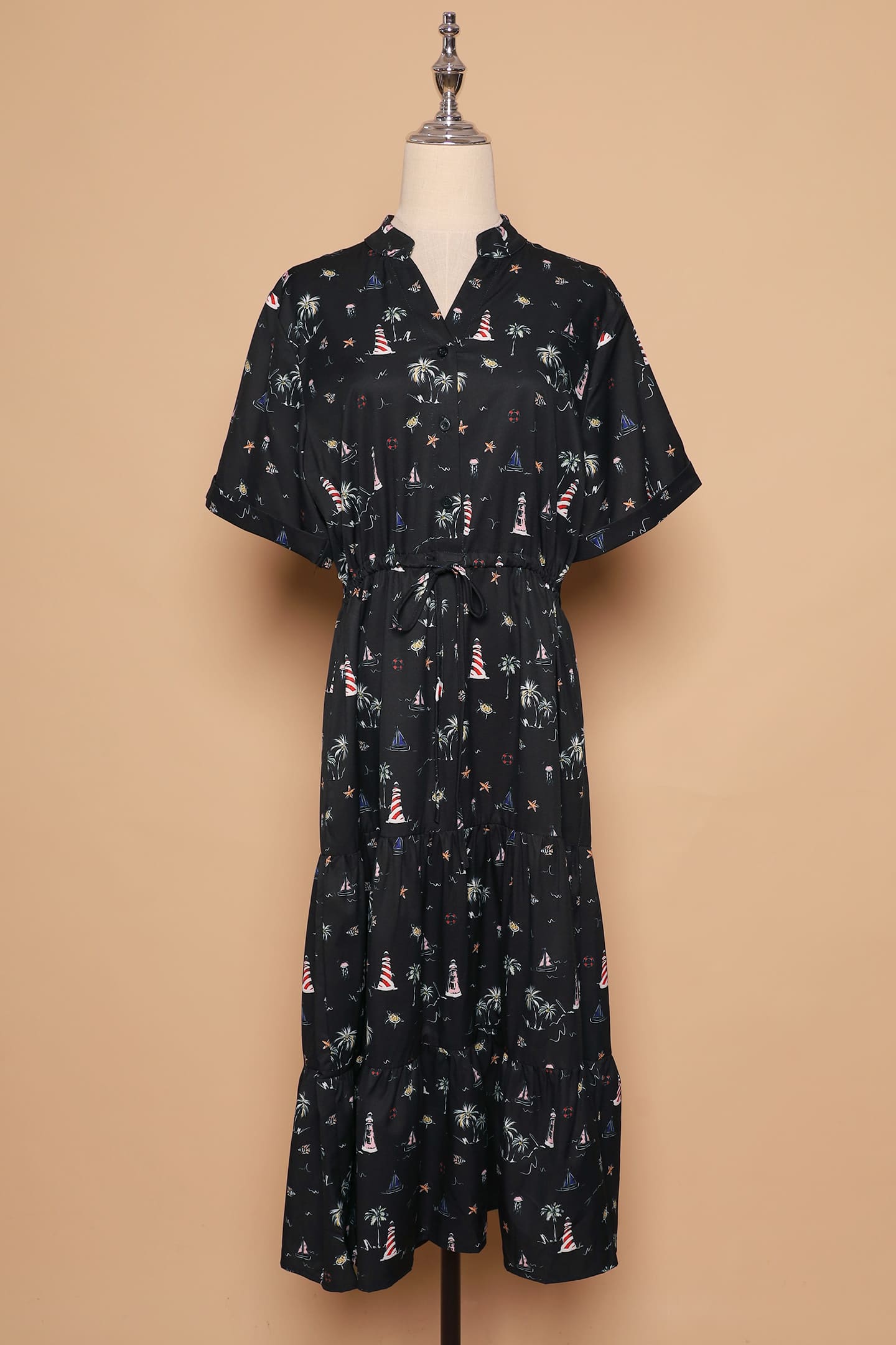PO - Vedette Dress in Palm Party
