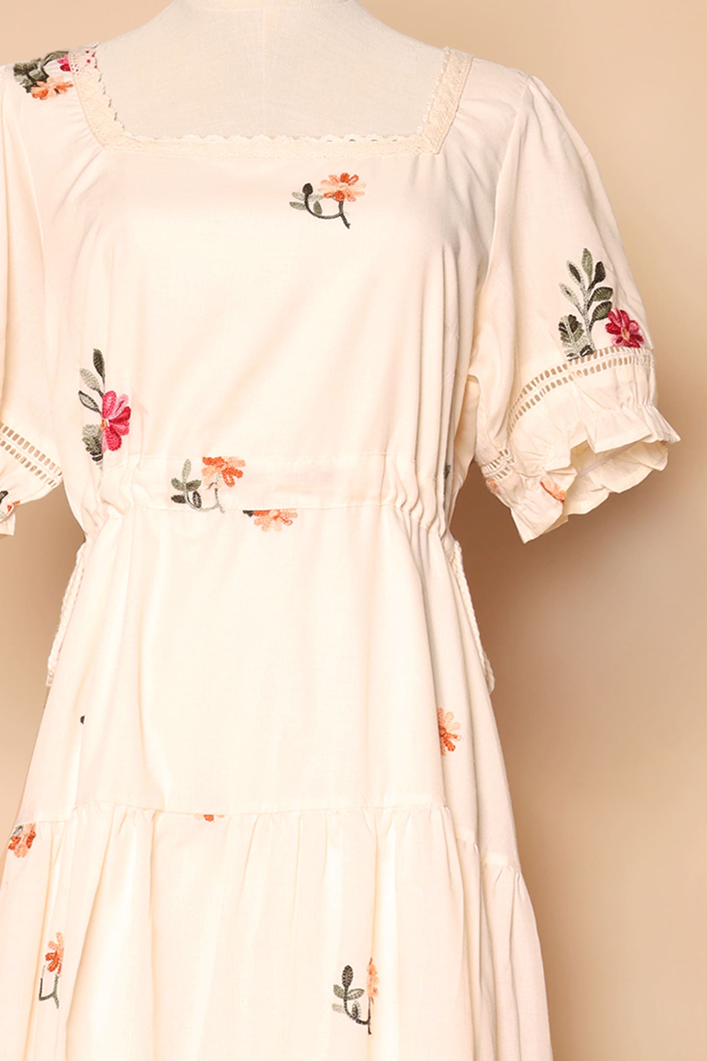 PO - Victoria Dress in Floral Embroidery