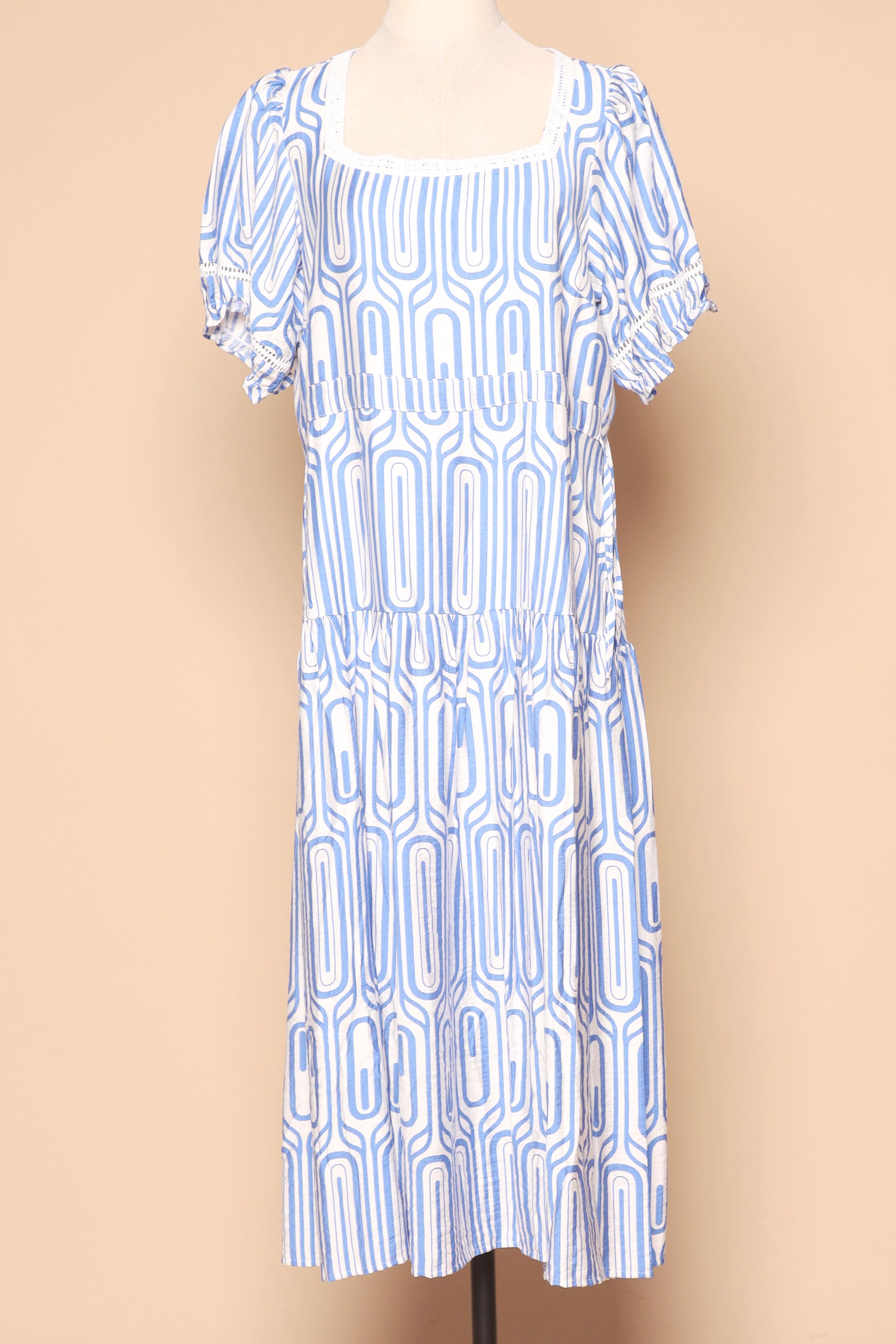 PO - Victoria Dress in Blue Escape