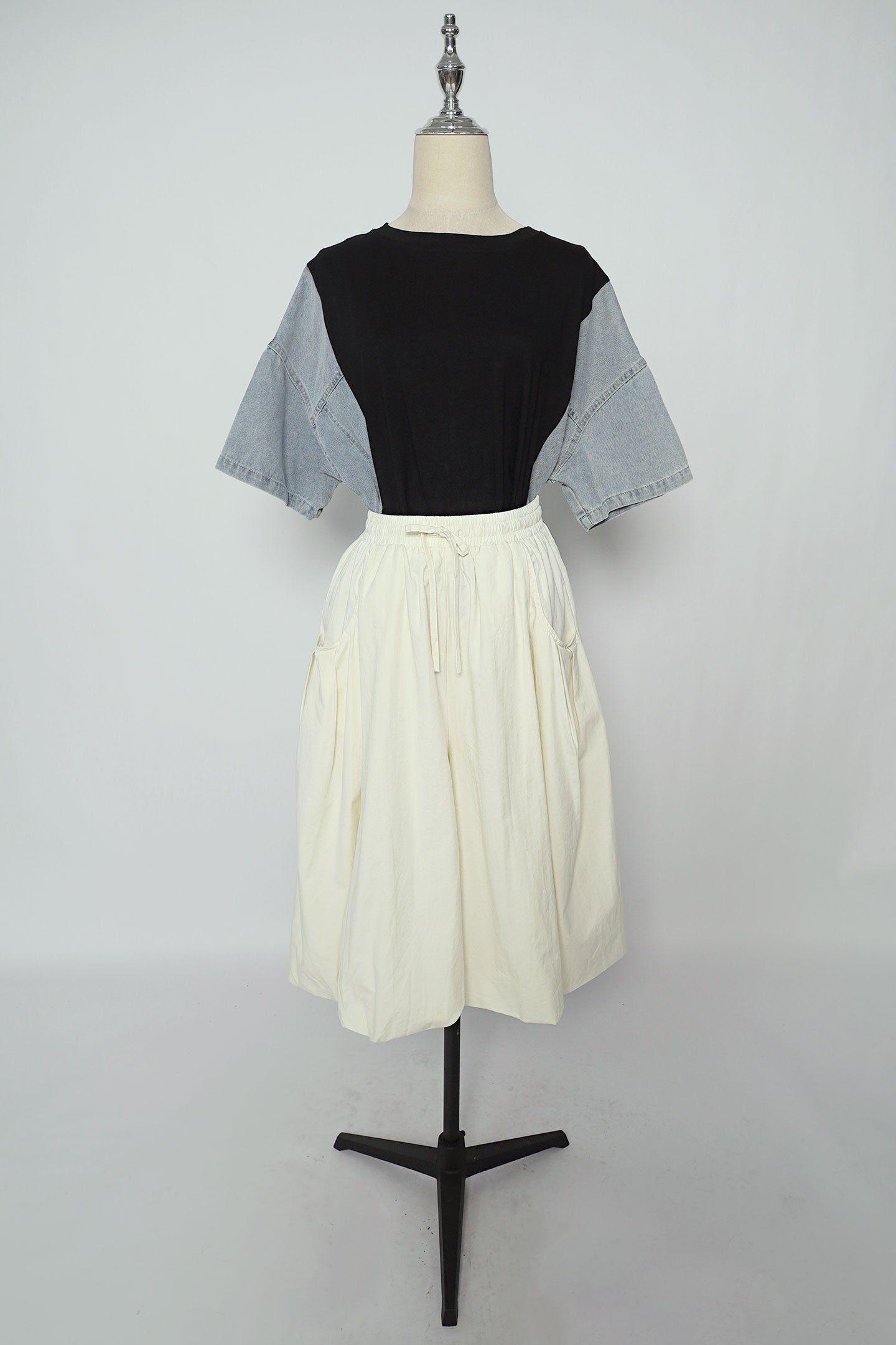 PO - Vivien Bubble Culottes in Cream